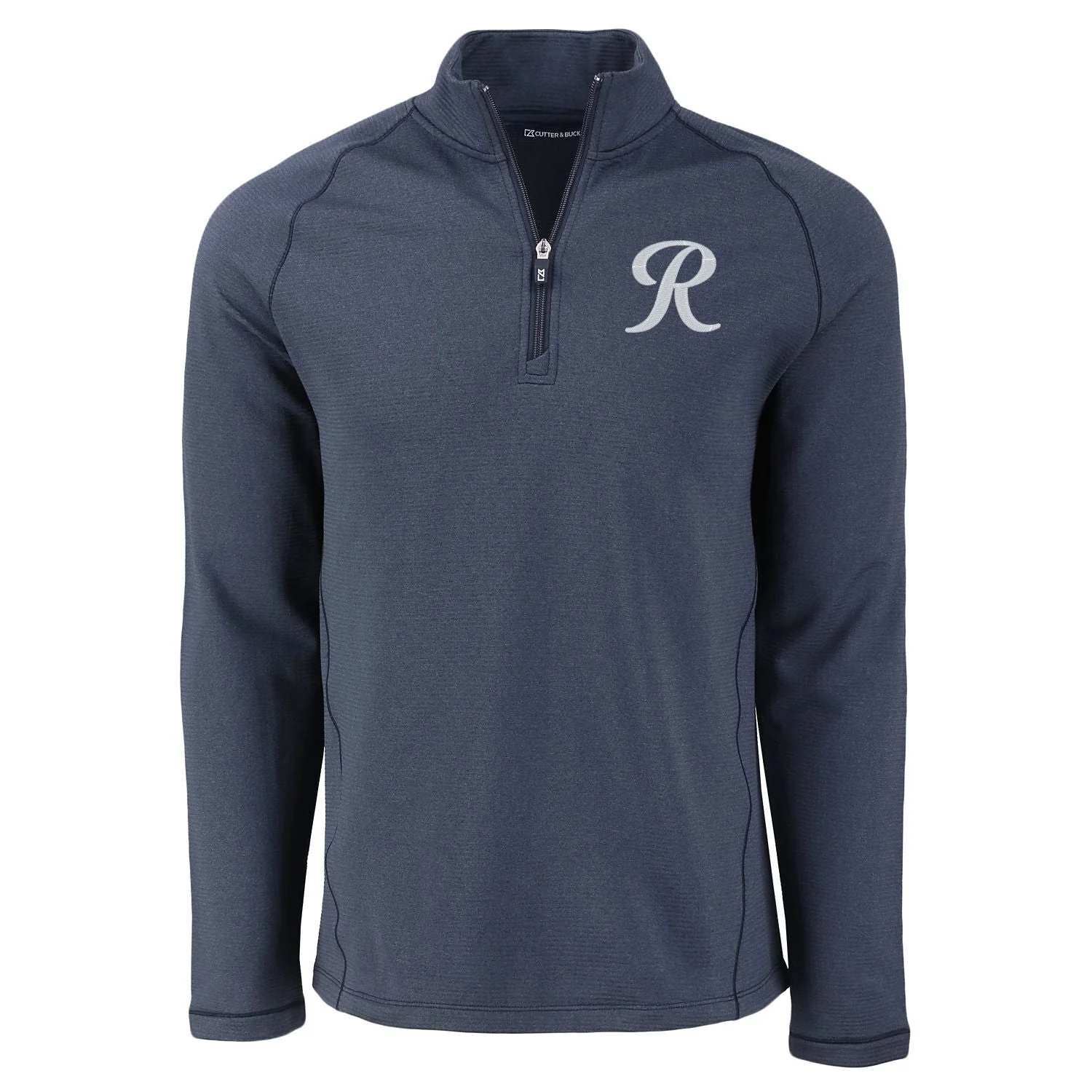 Tacoma Rainiers Cutter & Buck Navy White R Peshastin Half Zip