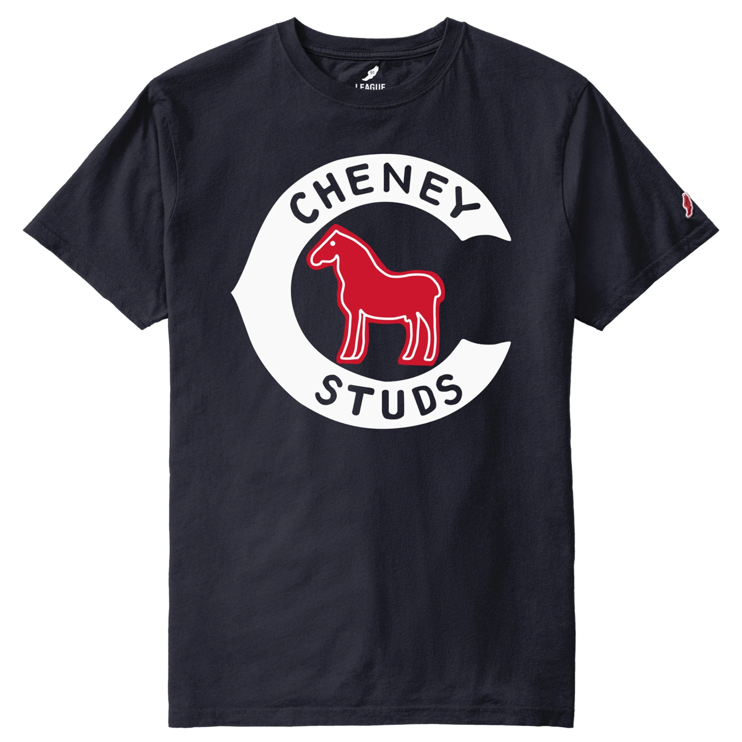 Tacoma Rainiers League Navy Studs Tee