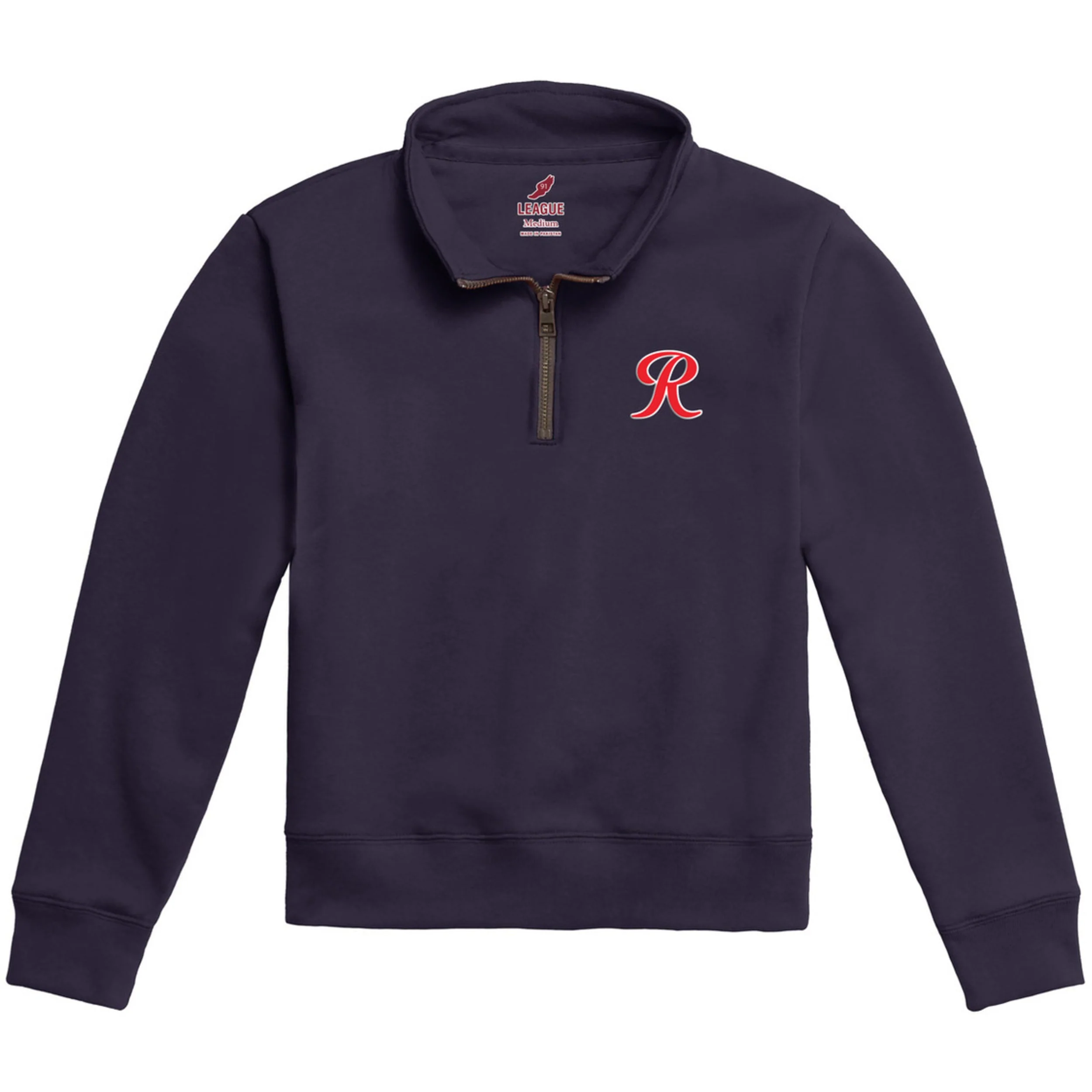 Tacoma Rainiers League Youth Navy Embroidered Quarter Zip