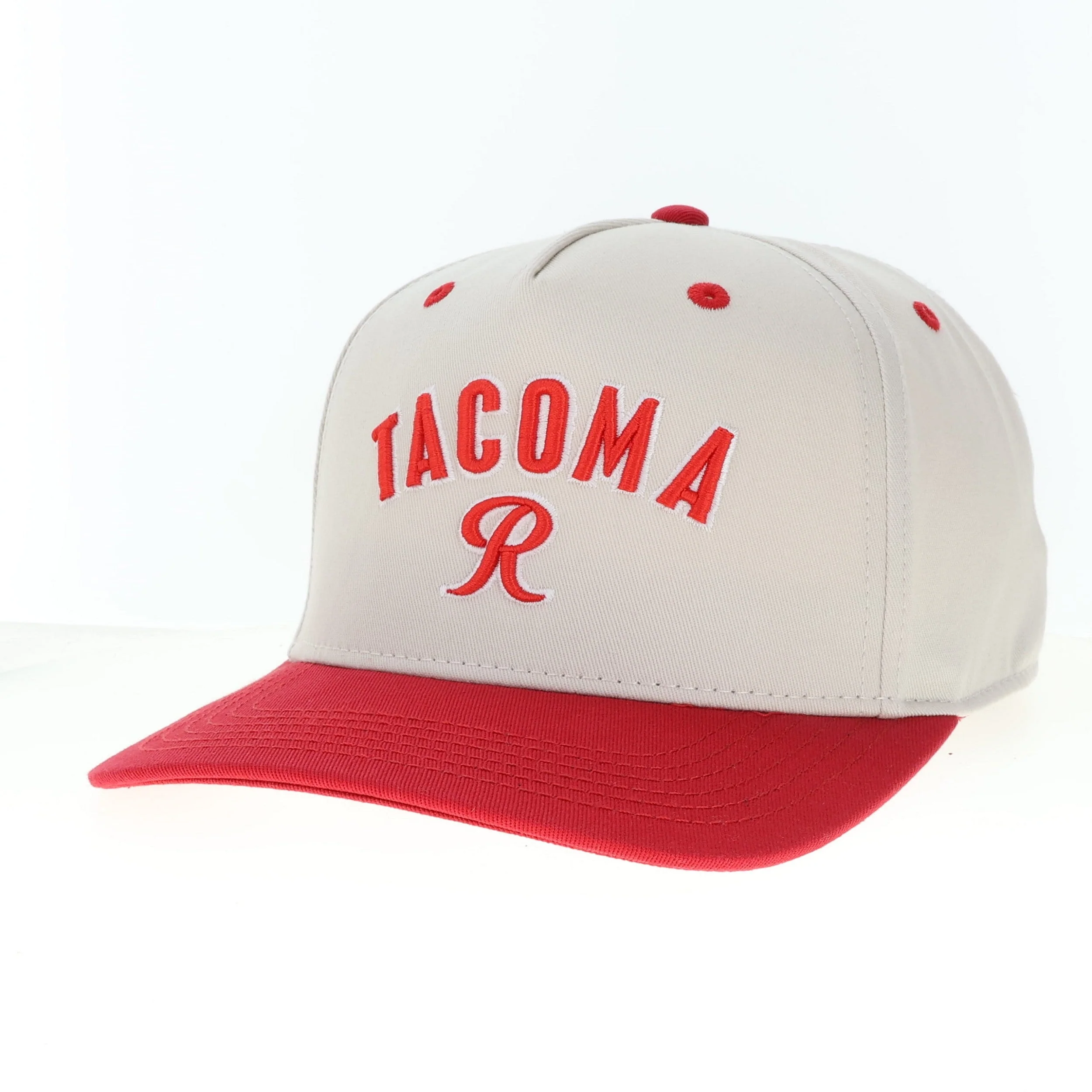 Tacoma Rainiers Legacy Heritage A-Frame Chrome Red WM Cap