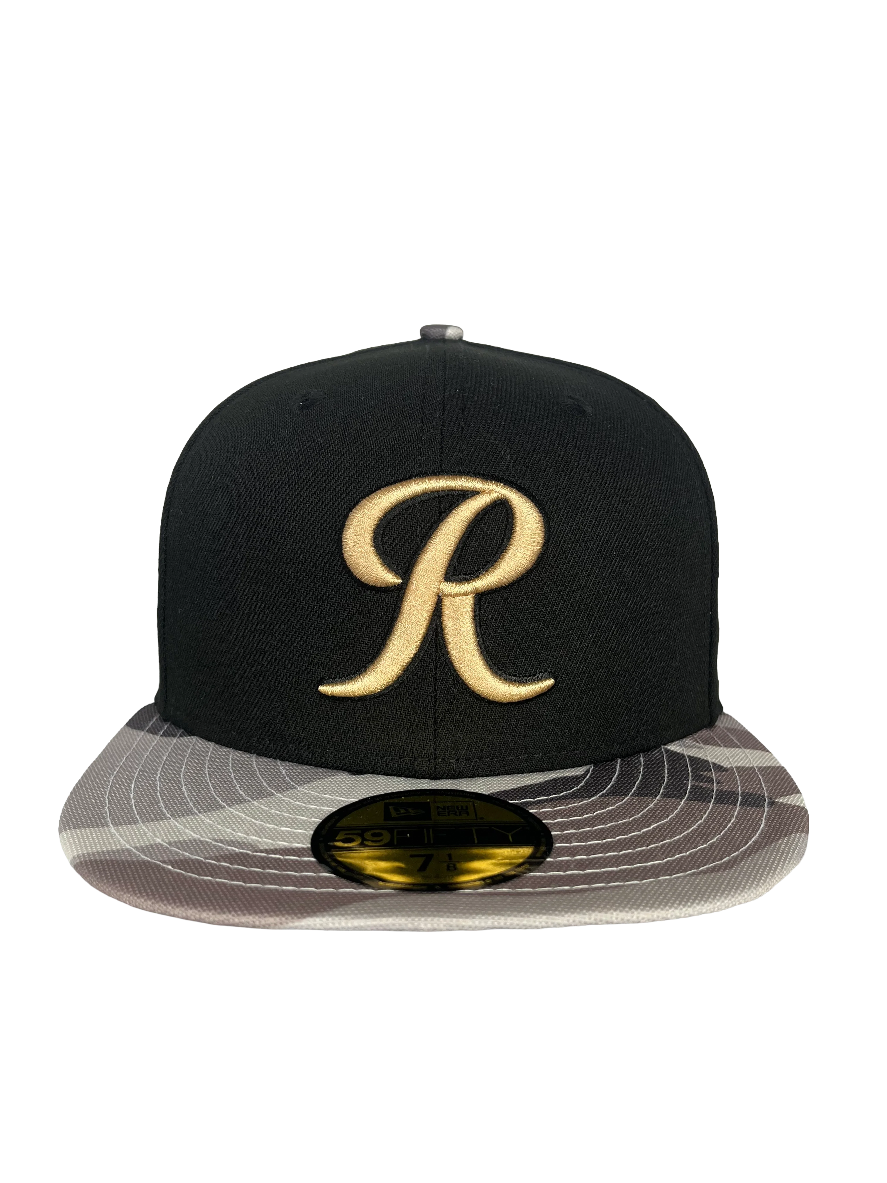 Tacoma Rainiers New Era 59Fifty Black Camo R Cap - Image 3