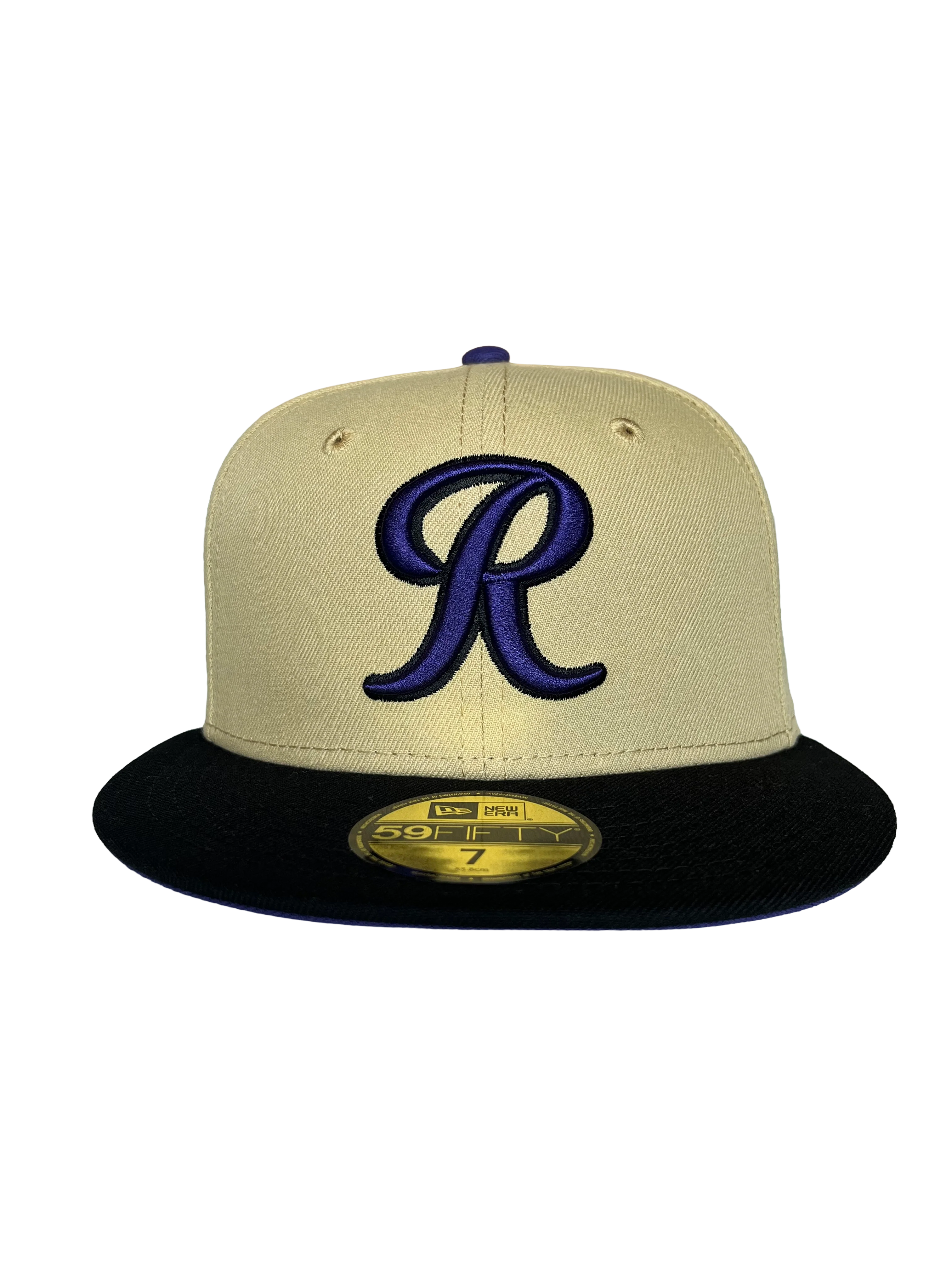 Tacoma Rainiers New Era 59Fifty Gold Black R Cap - Image 3