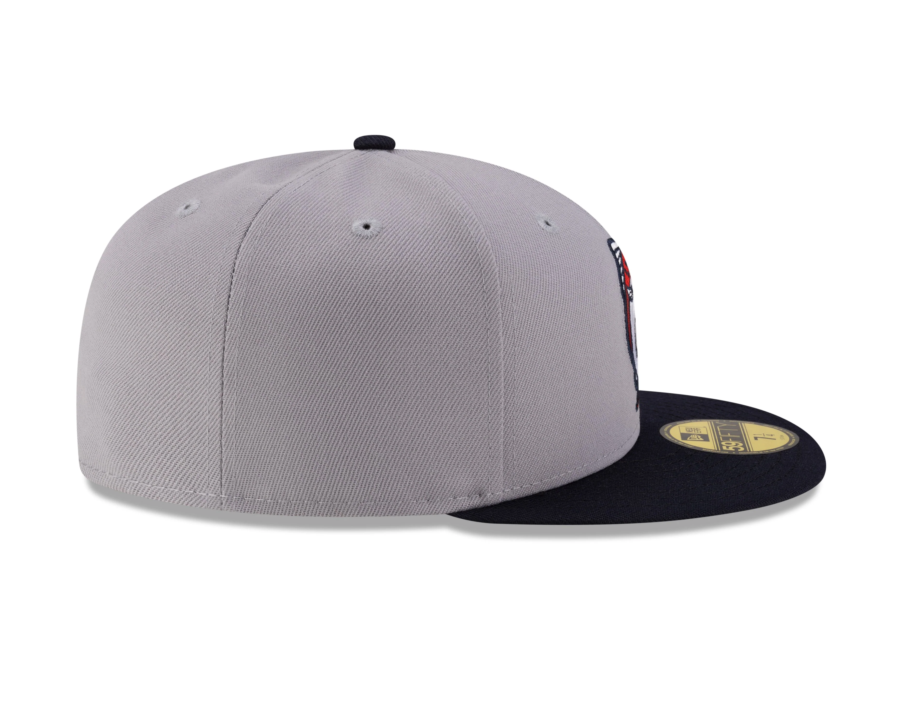 Tacoma Rainiers New Era 59Fifty Gray Navy Slammin' Sam Cap - Image 6
