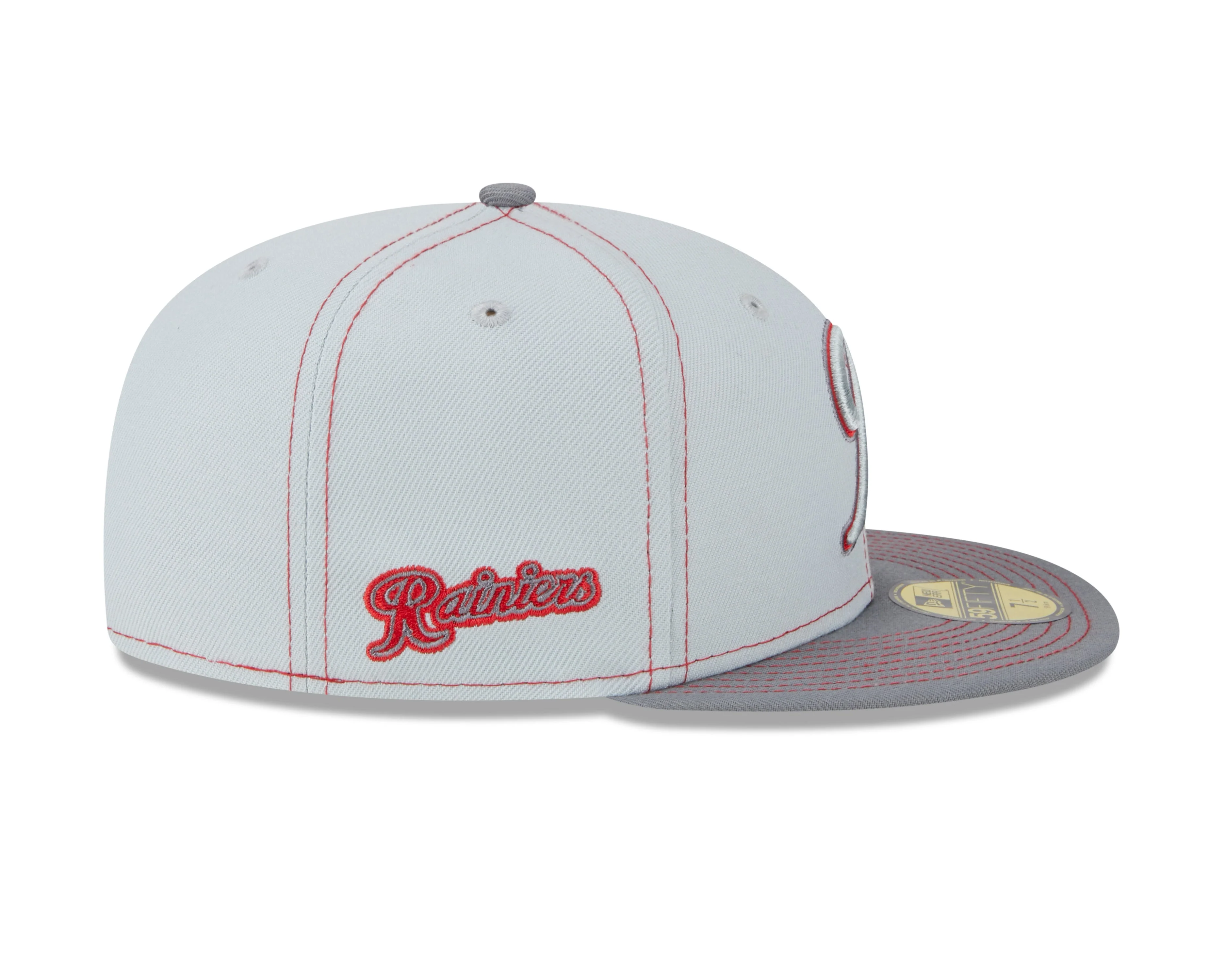 Tacoma Rainiers New Era 59Fifty Gray Pop Cap - Image 2