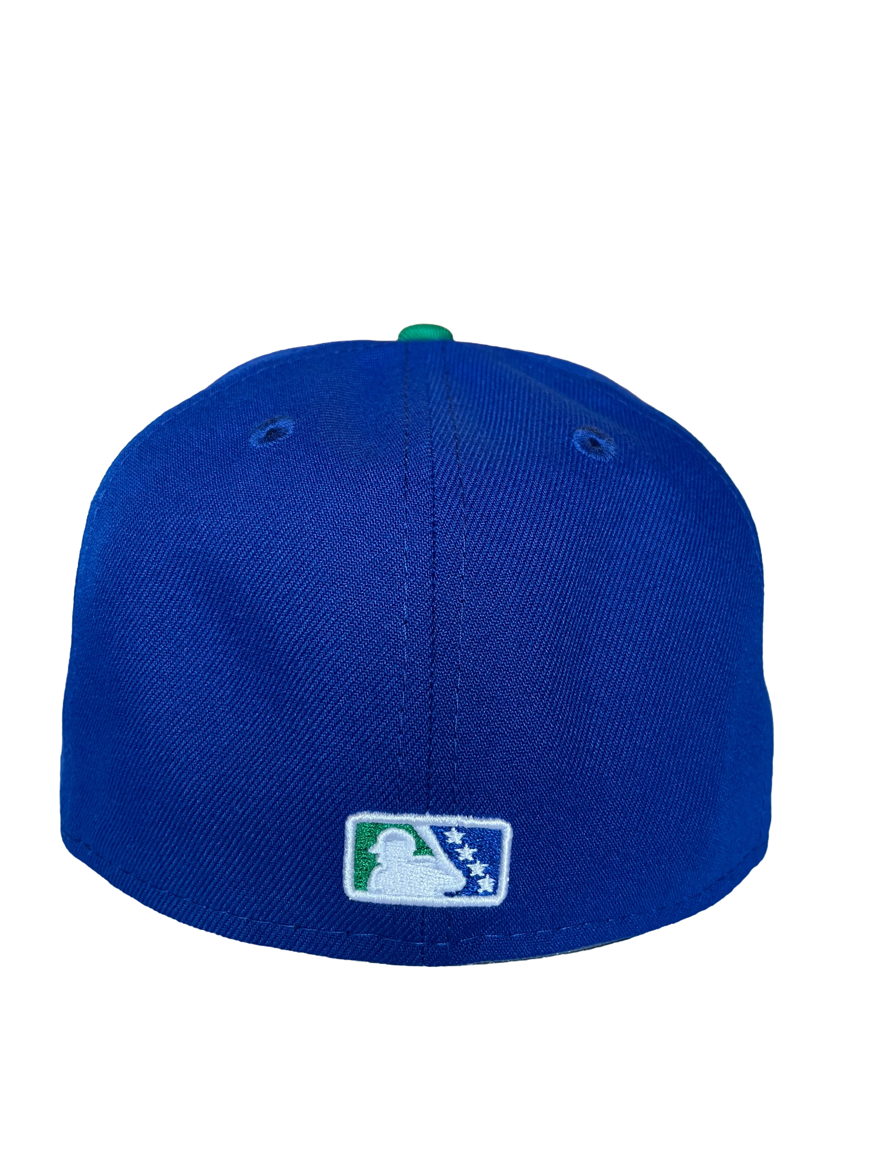 Tacoma Rainiers New Era 59Fifty Majestic Blue Green R Cap - Image 2