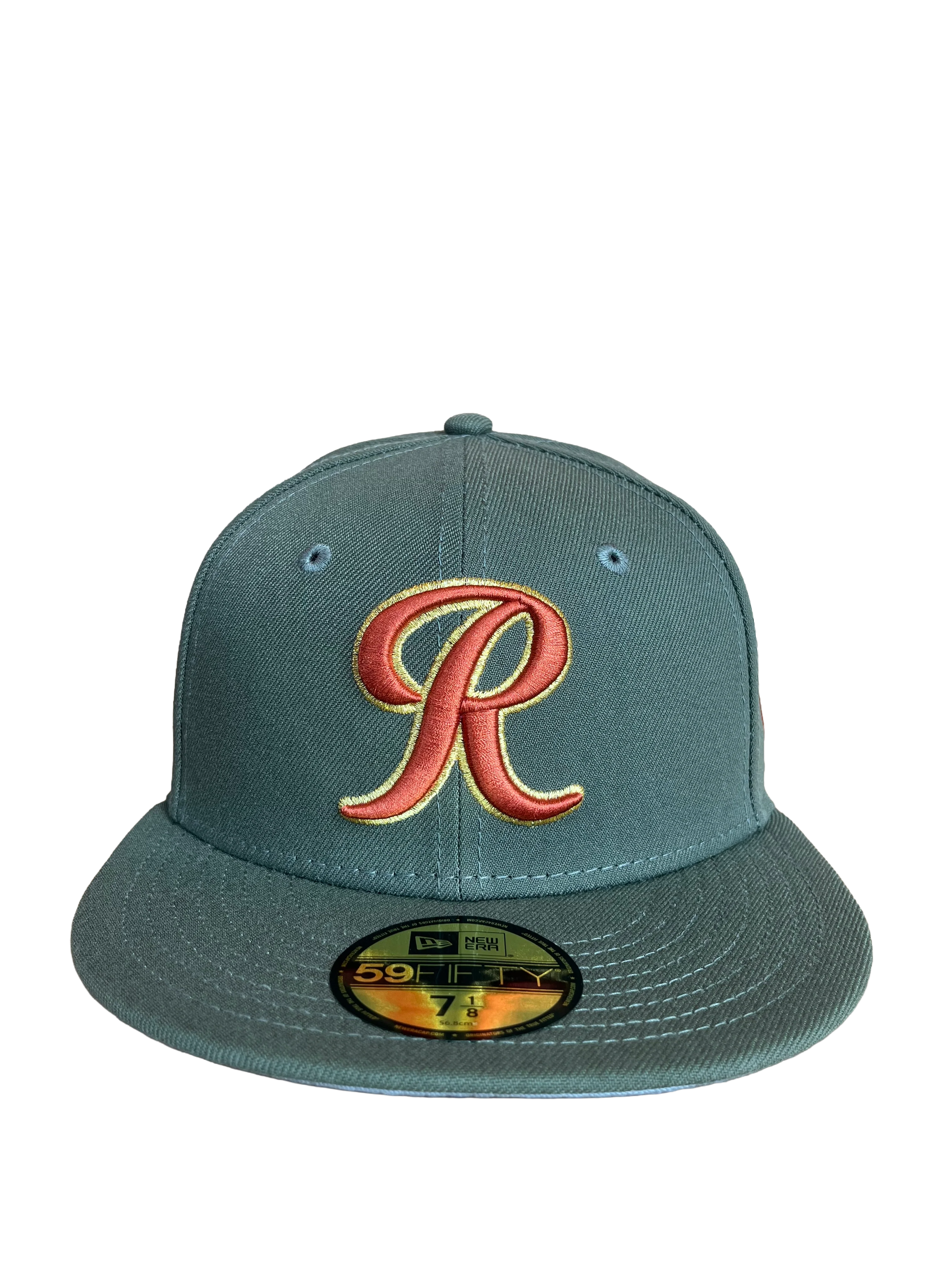 Tacoma Rainiers New Era 59Fifty Olive R Cap - Image 3