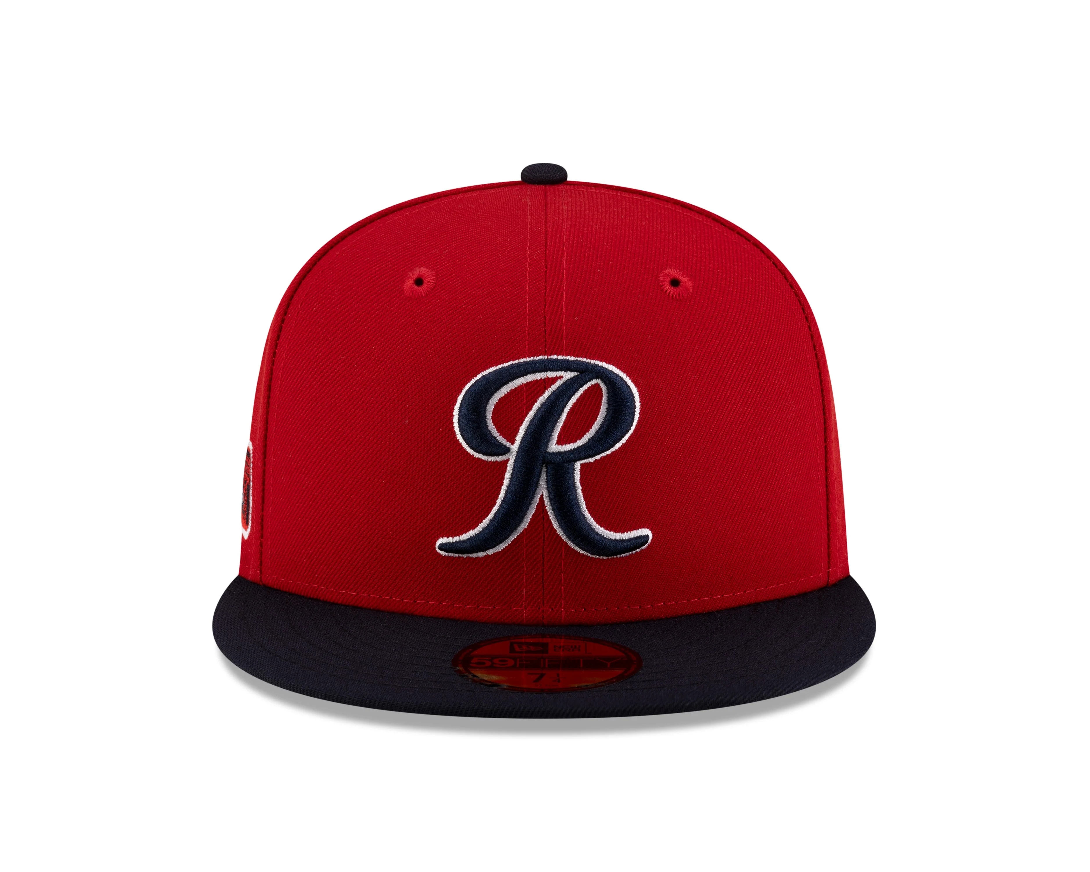 Tacoma Rainiers New Era 59Fifty Red Navy Cheney Patch Cap - Image 4