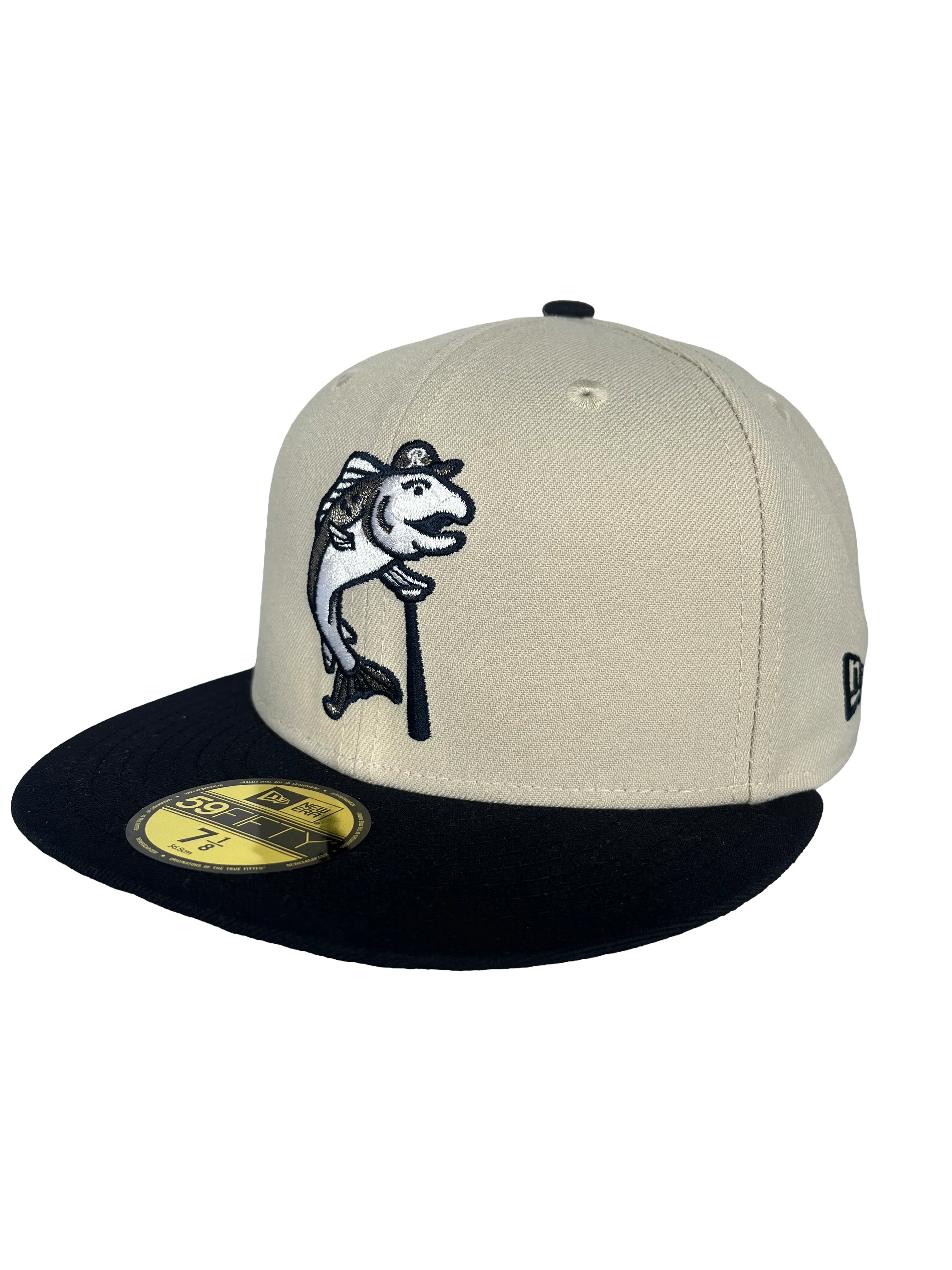 Tacoma Rainiers New Era 59Fifty Stone Navy Slammin' Sam Cap
