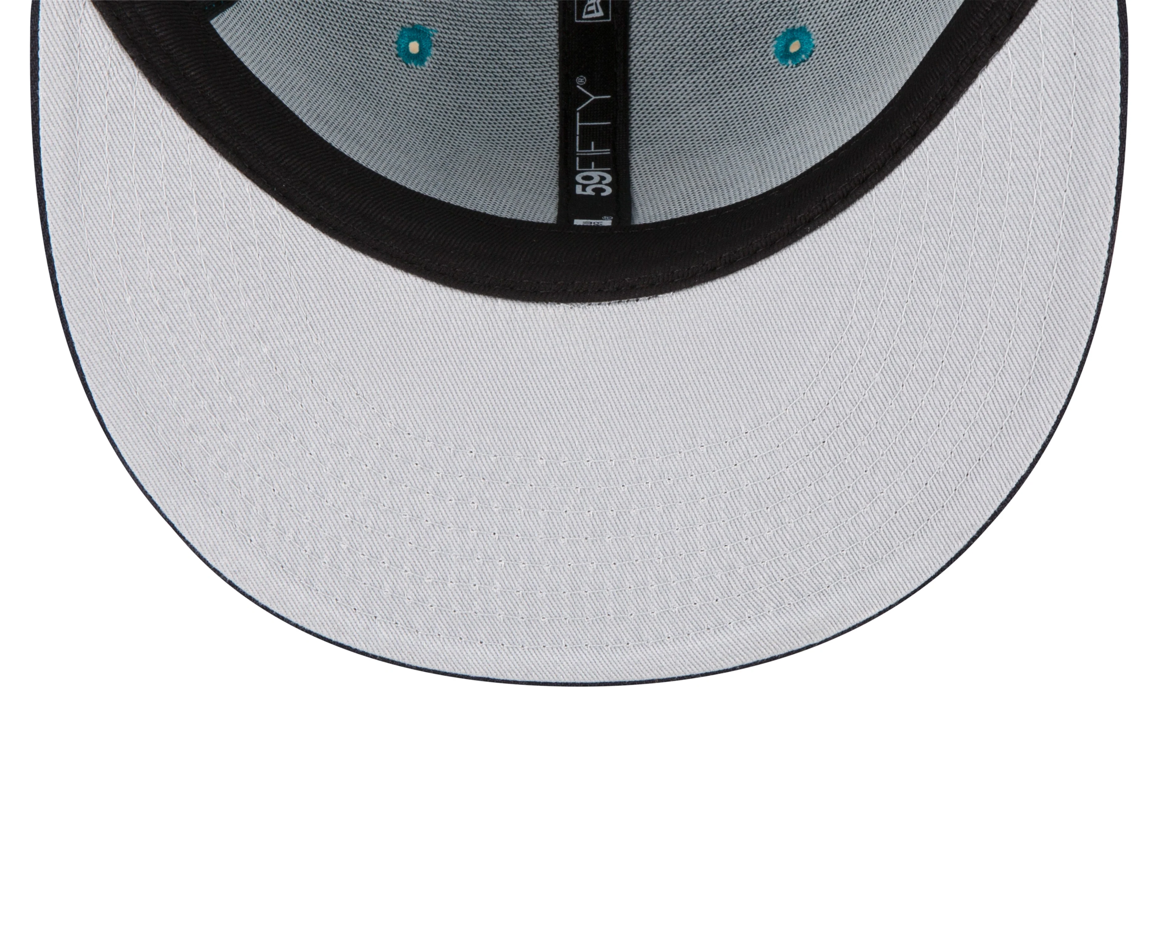Tacoma Rainiers New Era 59Fifty Teal Silver R PCL Cap - Image 7