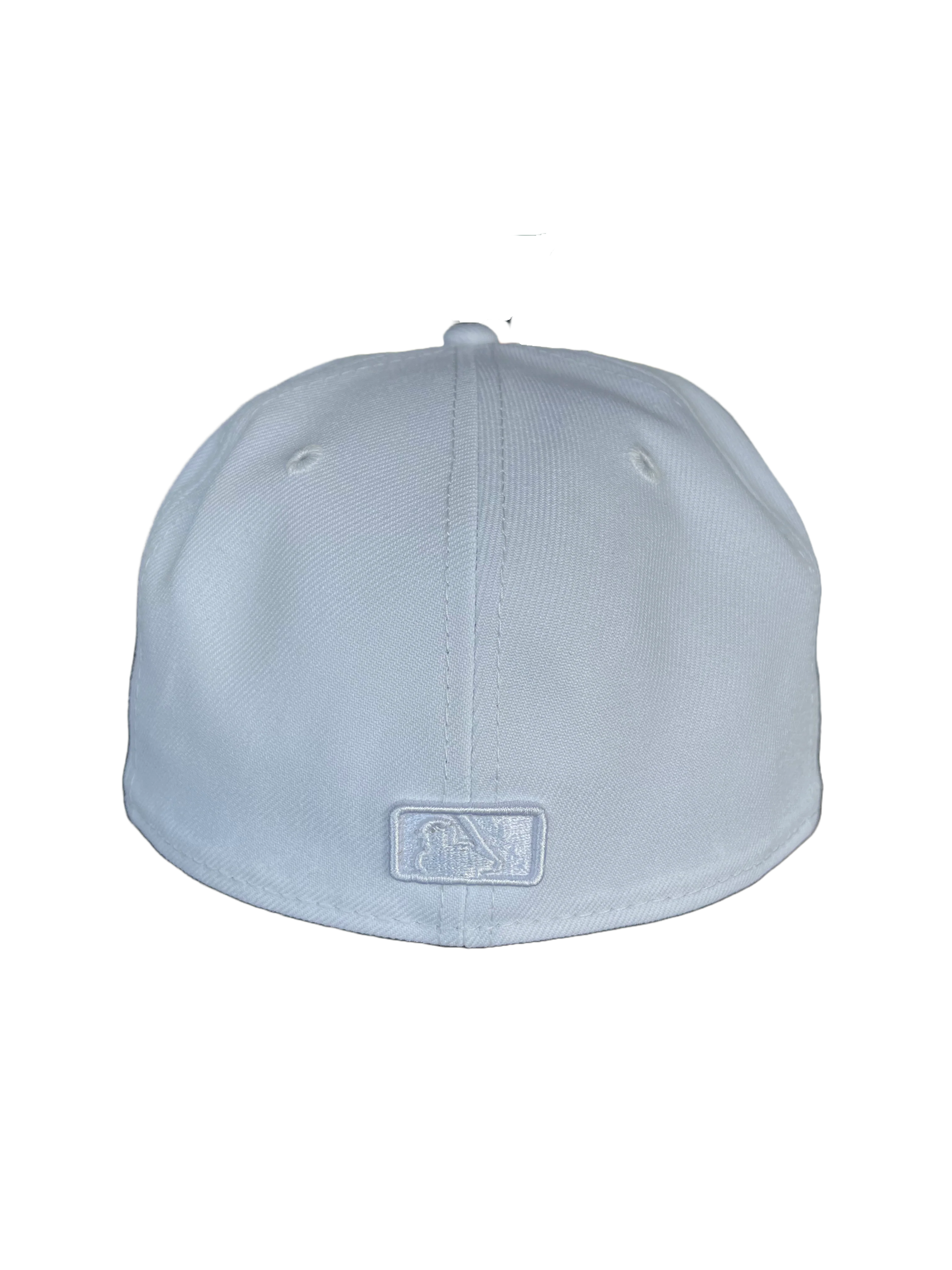 Tacoma Rainiers New Era 59Fifty White Tonal R Cap - Image 2