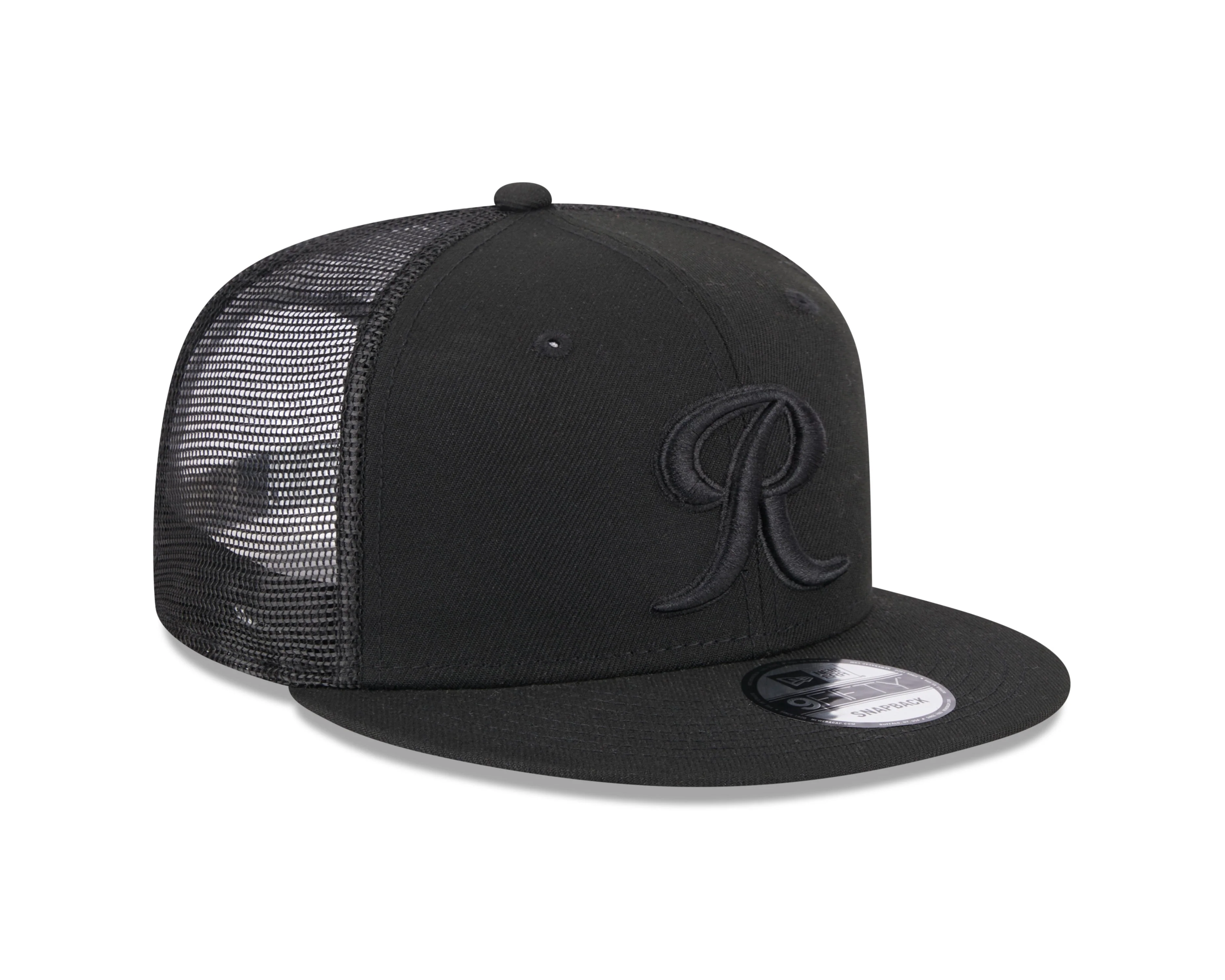 Tacoma Rainiers New Era 9Fifty Black Classic Trucker Snapback - Image 3