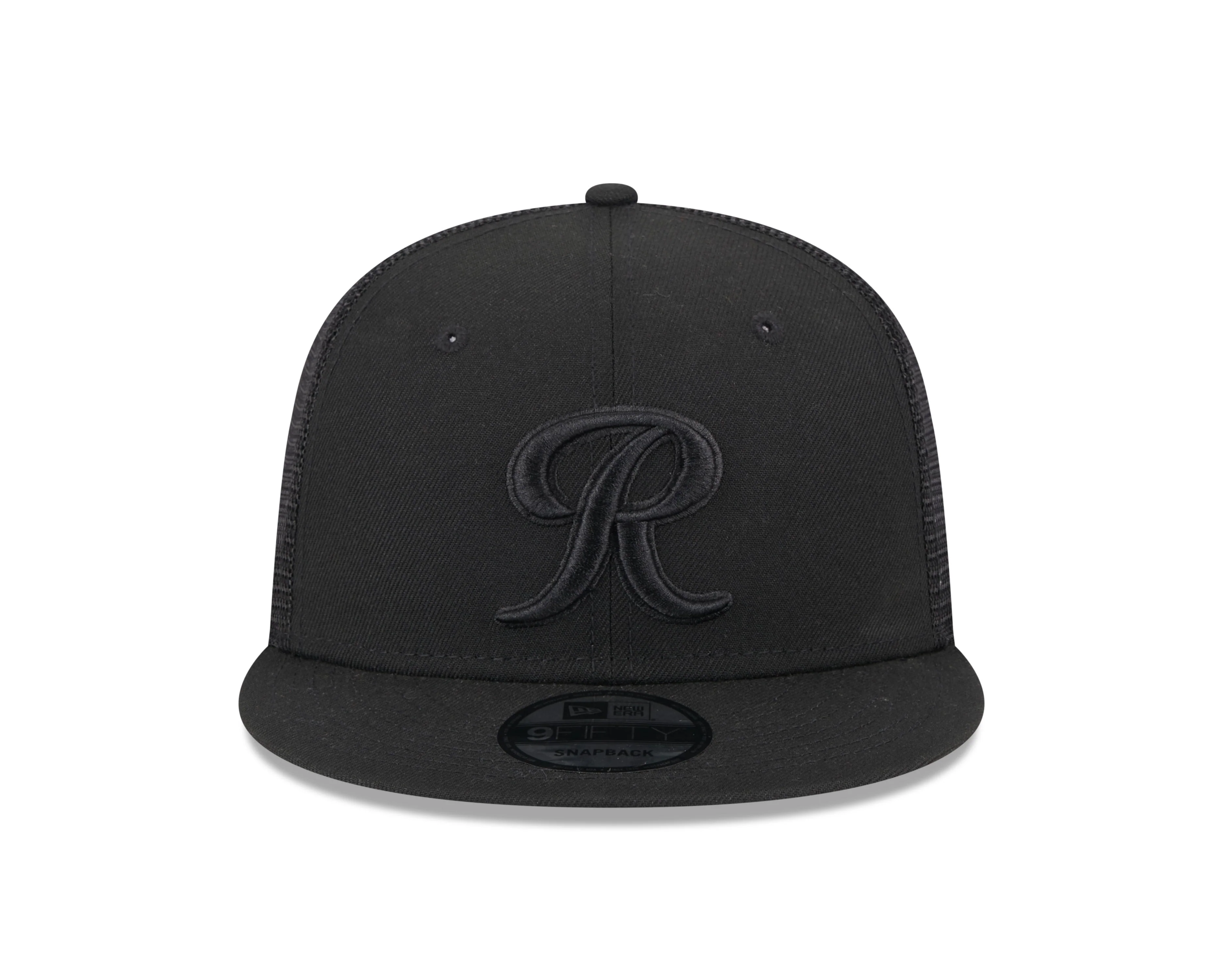 Tacoma Rainiers New Era 9Fifty Black Classic Trucker Snapback - Image 4
