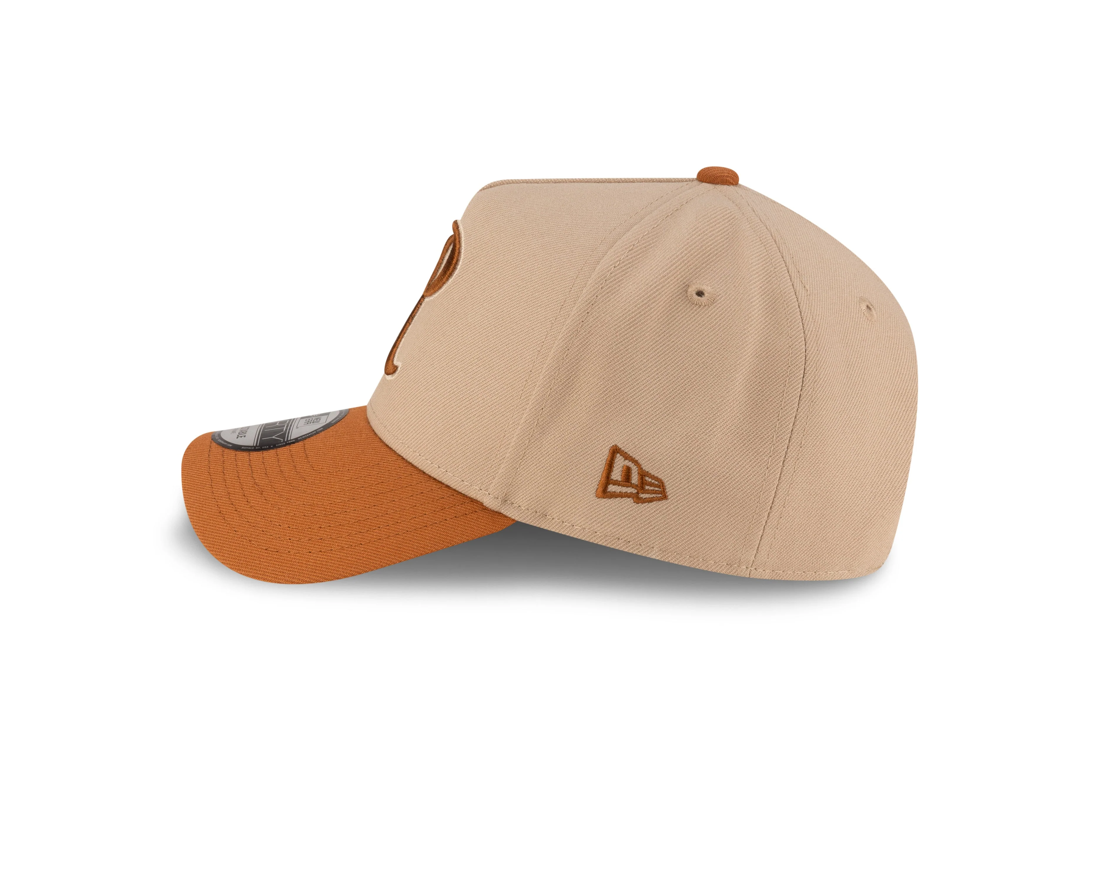 Tacoma Rainiers New Era 9Forty A-Frame Camel Cap - Image 5