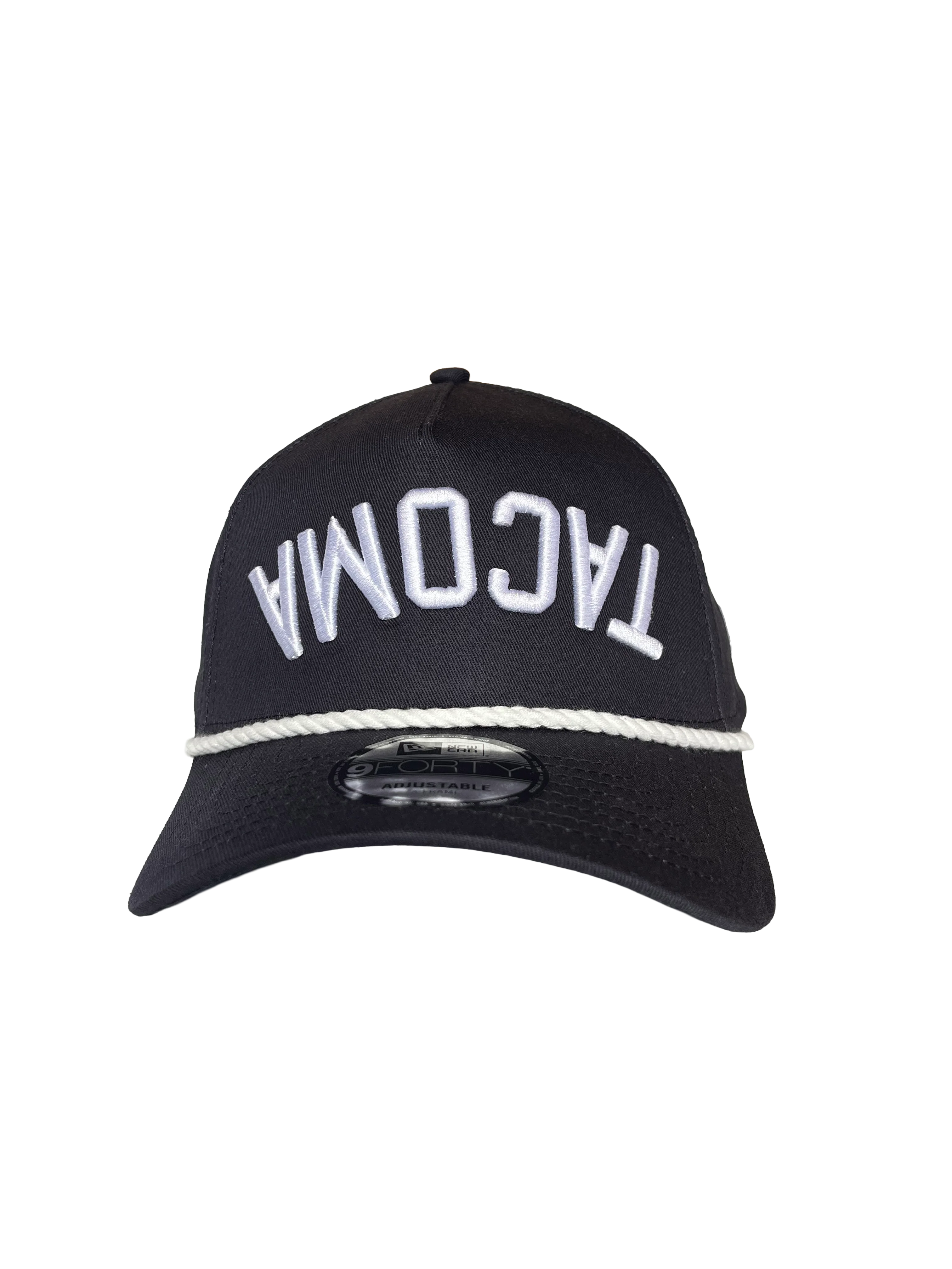 Tacoma Rainiers New Era 9Forty A-Frame Navy Rope Tacoma Upside Down Cap - Image 3