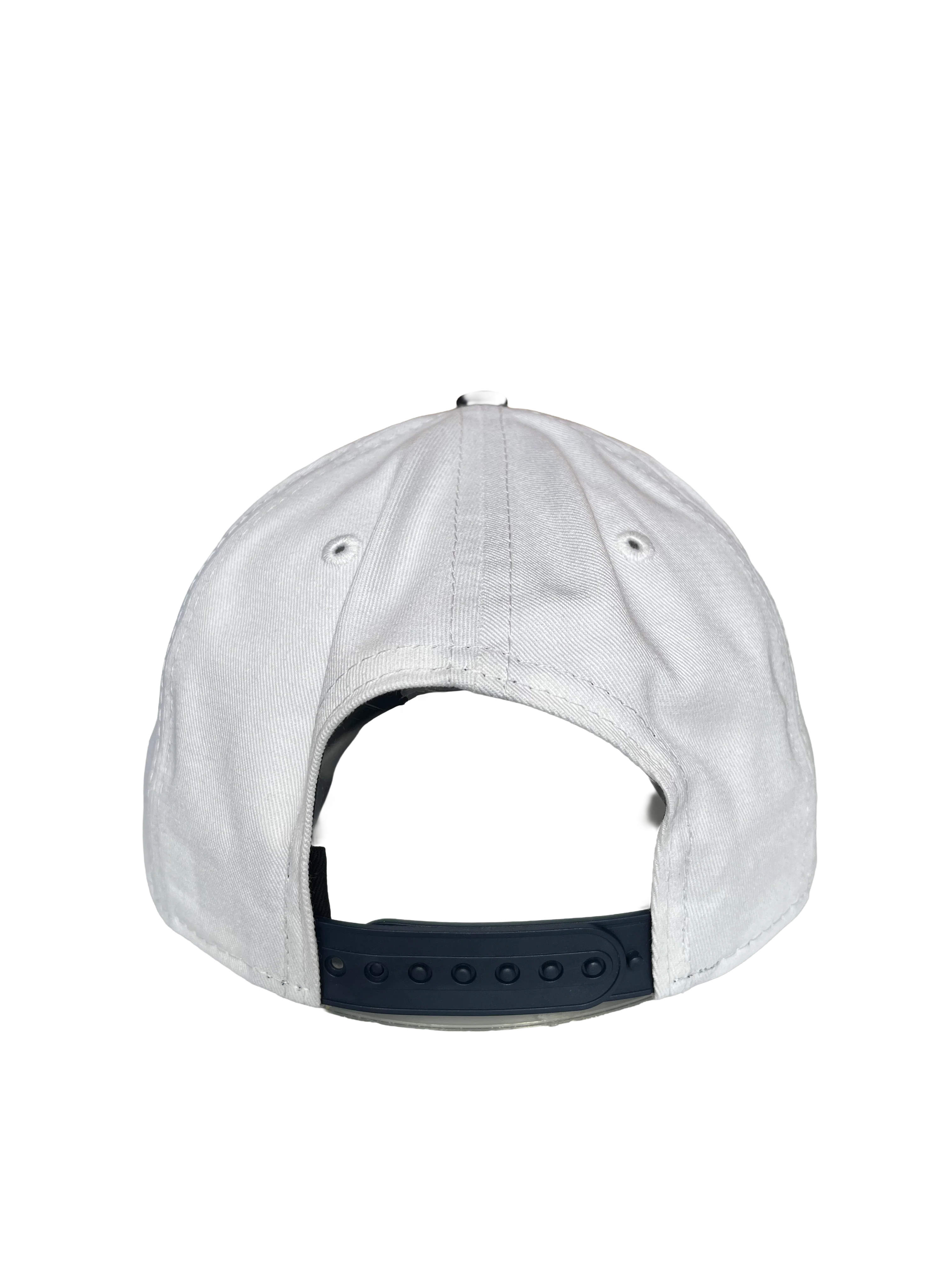 Tacoma Rainiers New Era 9Forty A-Frame White Navy Tacoma Upside Down Cap - Image 2
