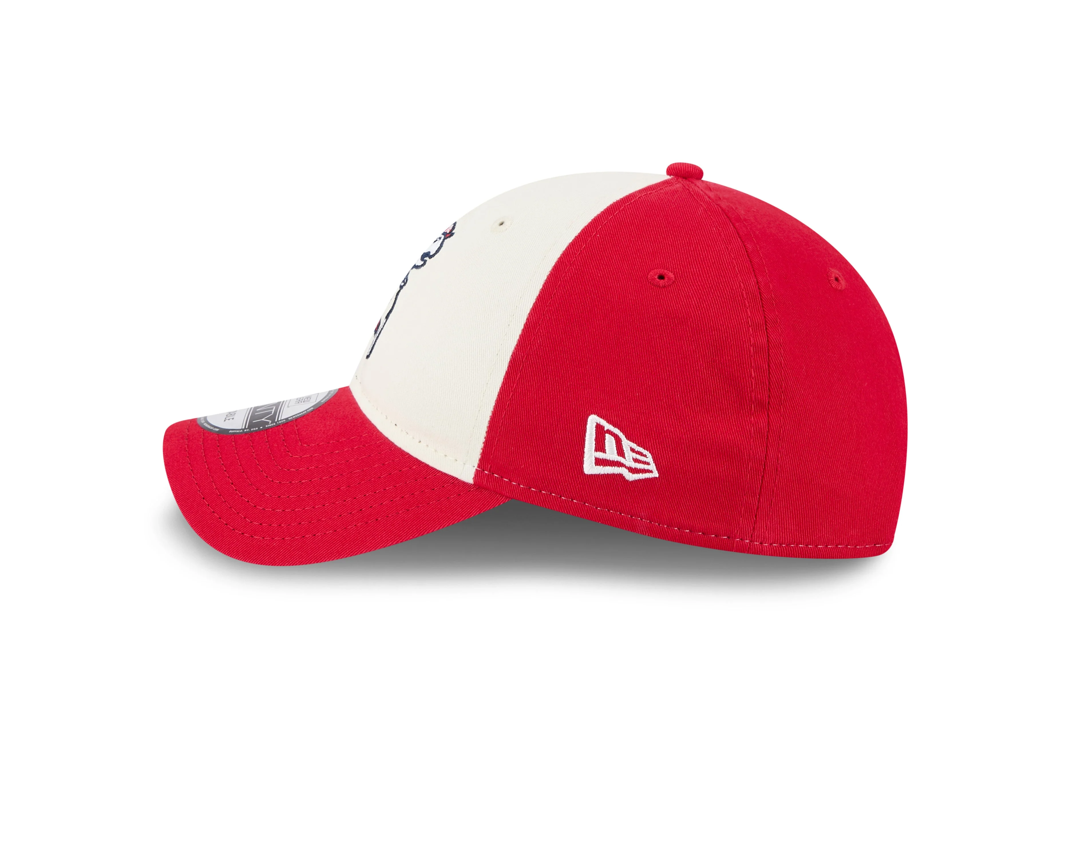 Tacoma Rainiers New Era 9Twenty Red Cream Slammin' Sam Adjustable Cap - Image 5