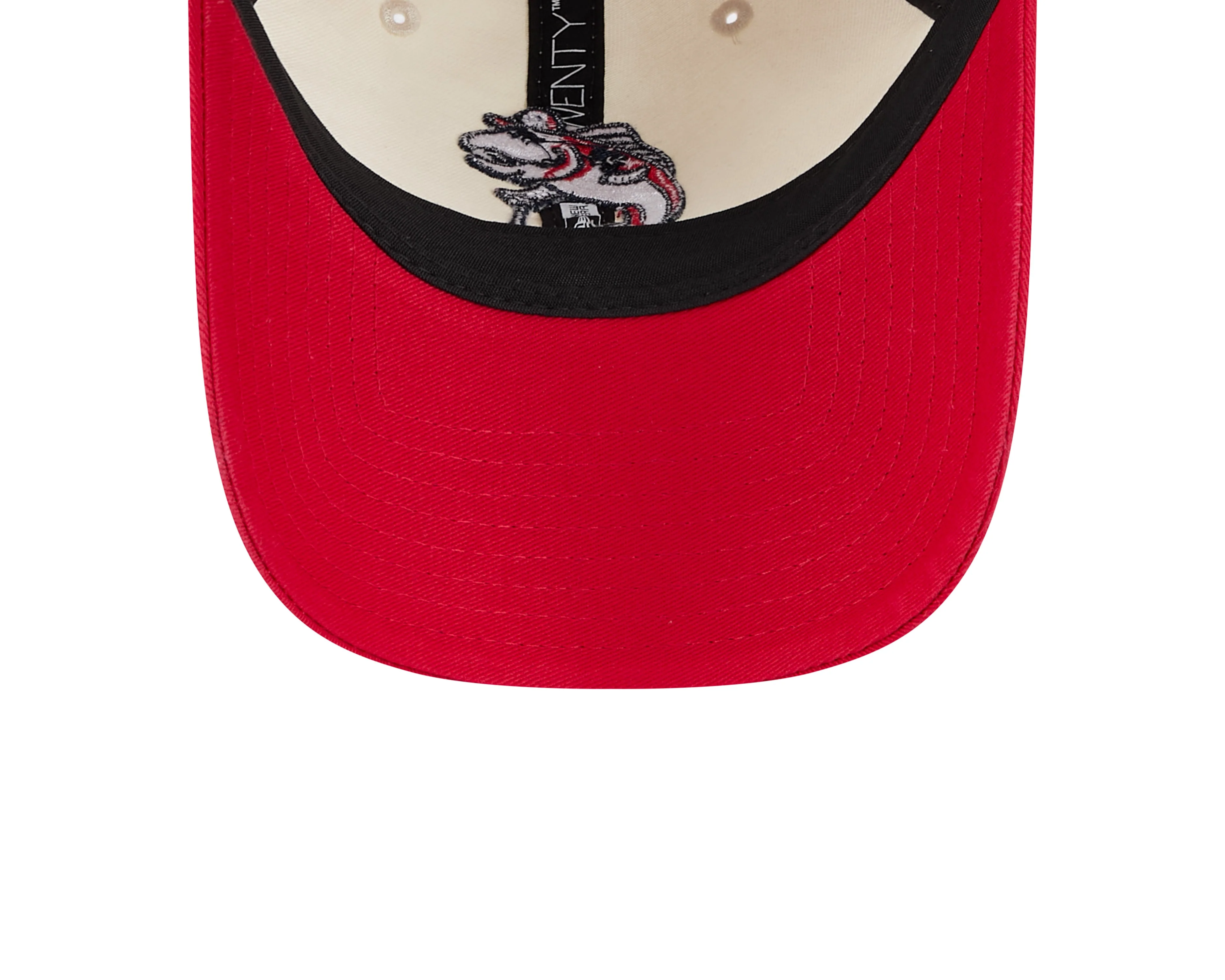 Tacoma Rainiers New Era 9Twenty Red Cream Slammin' Sam Adjustable Cap - Image 7