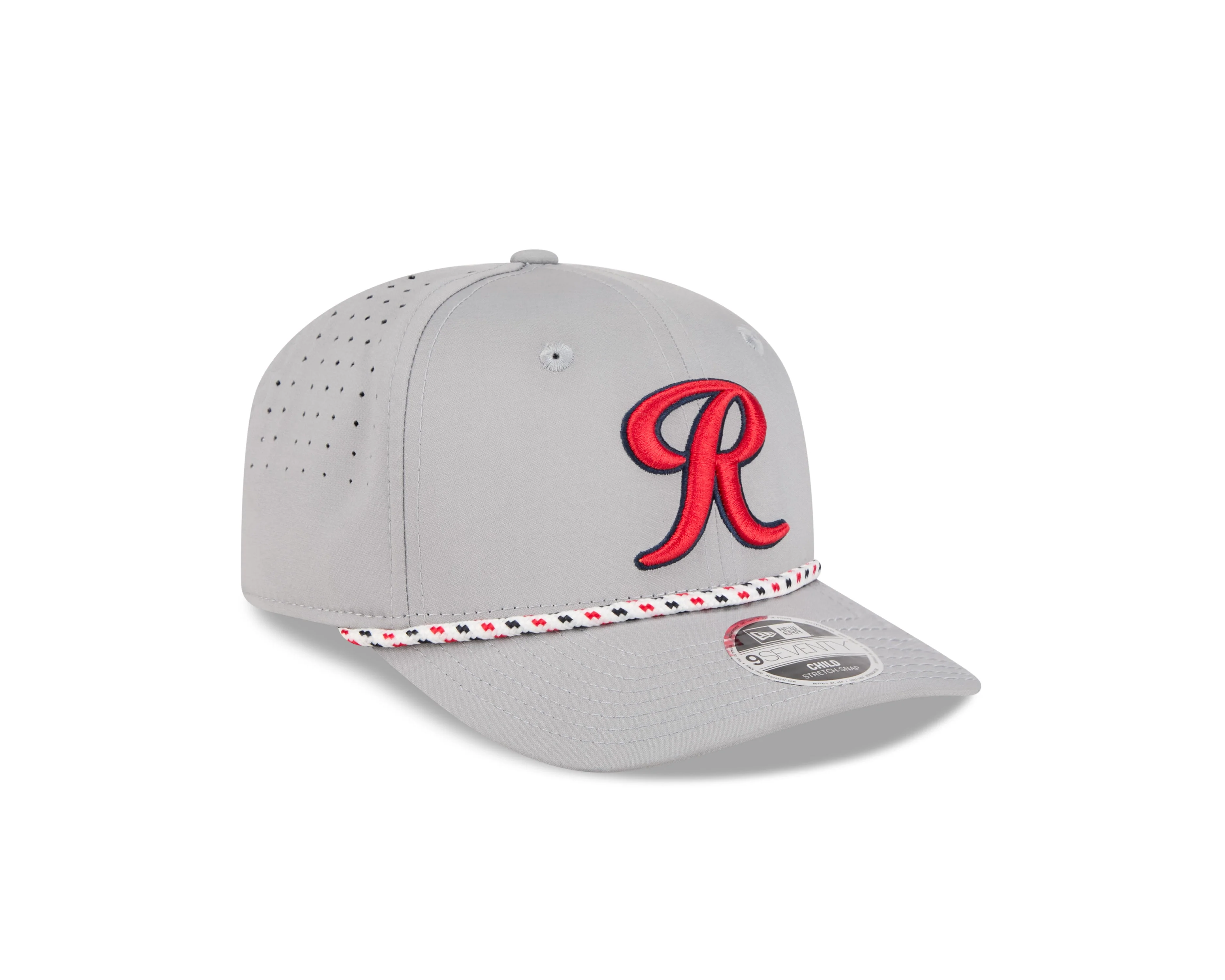 Tacoma Rainiers New Era Kids 9Seventy Gray Sport Stretch Snap - Image 4