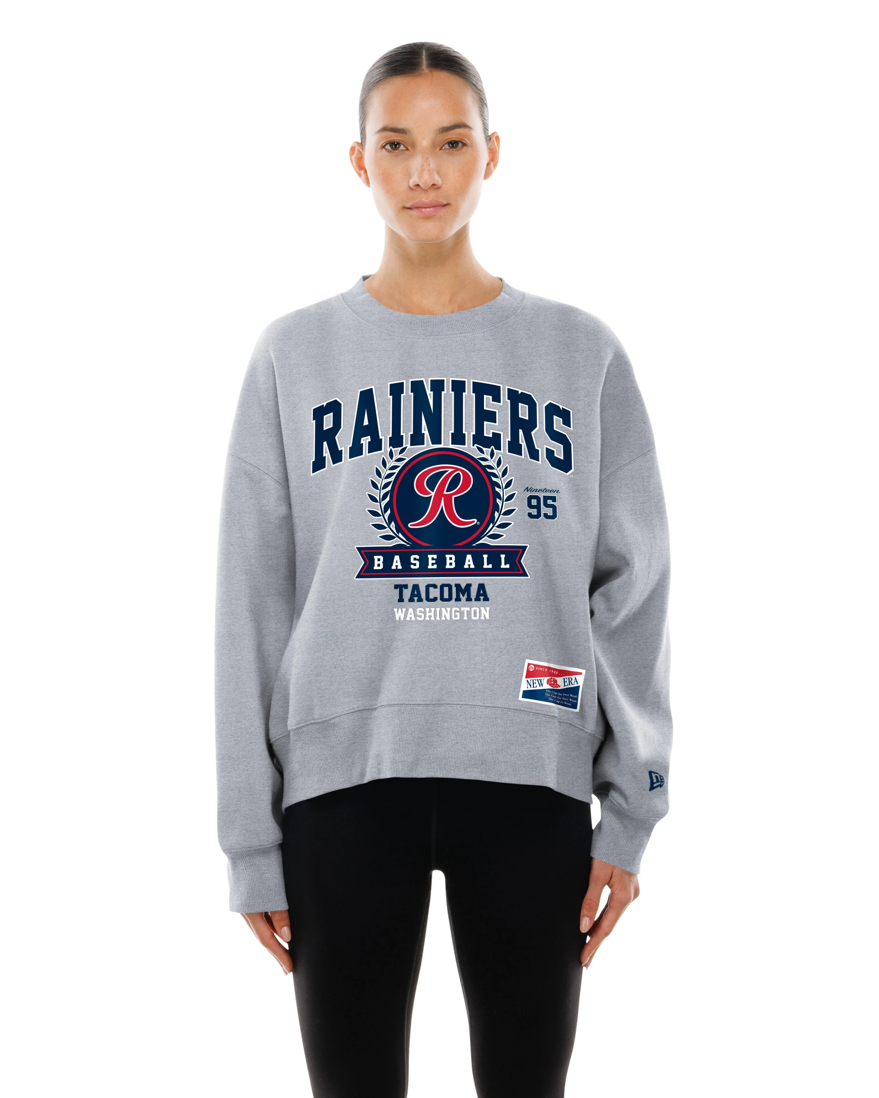 Tacoma Rainiers New Era Women's Gray Crew - Image 3