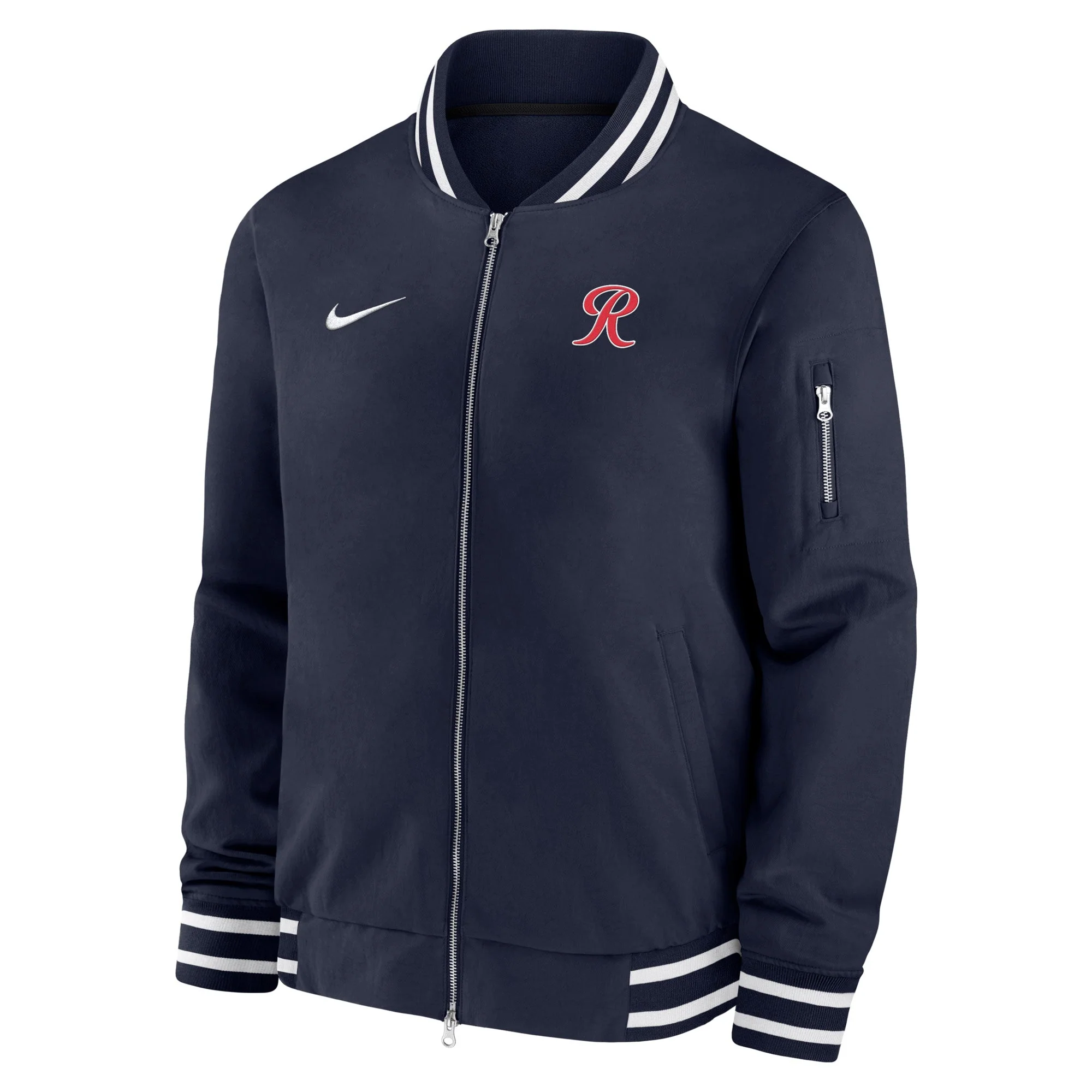 Tacoma Rainiers Nike Navy Bomber Full Zip Jacket