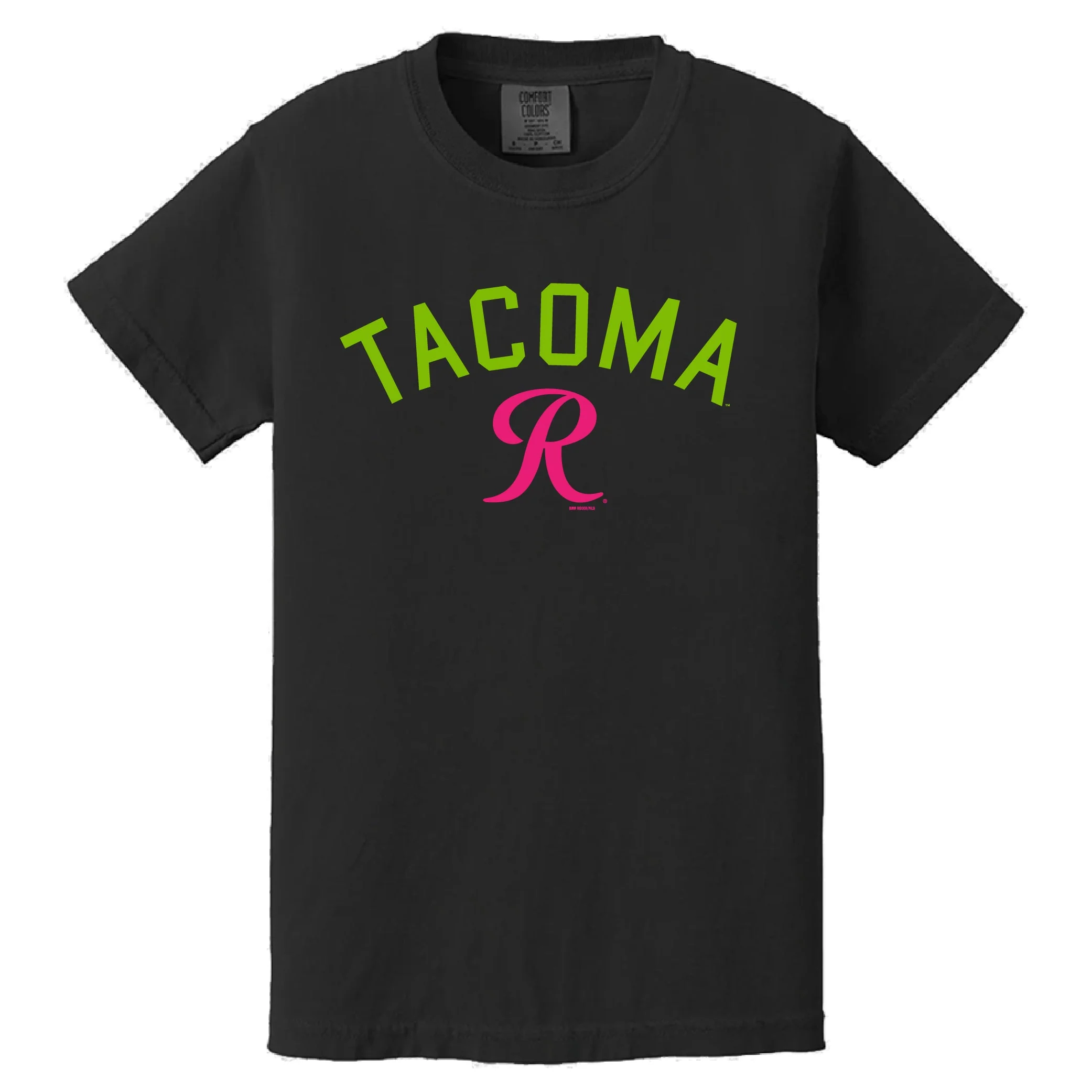 Tacoma Rainiers Youth Black Tacoma Party R Tee