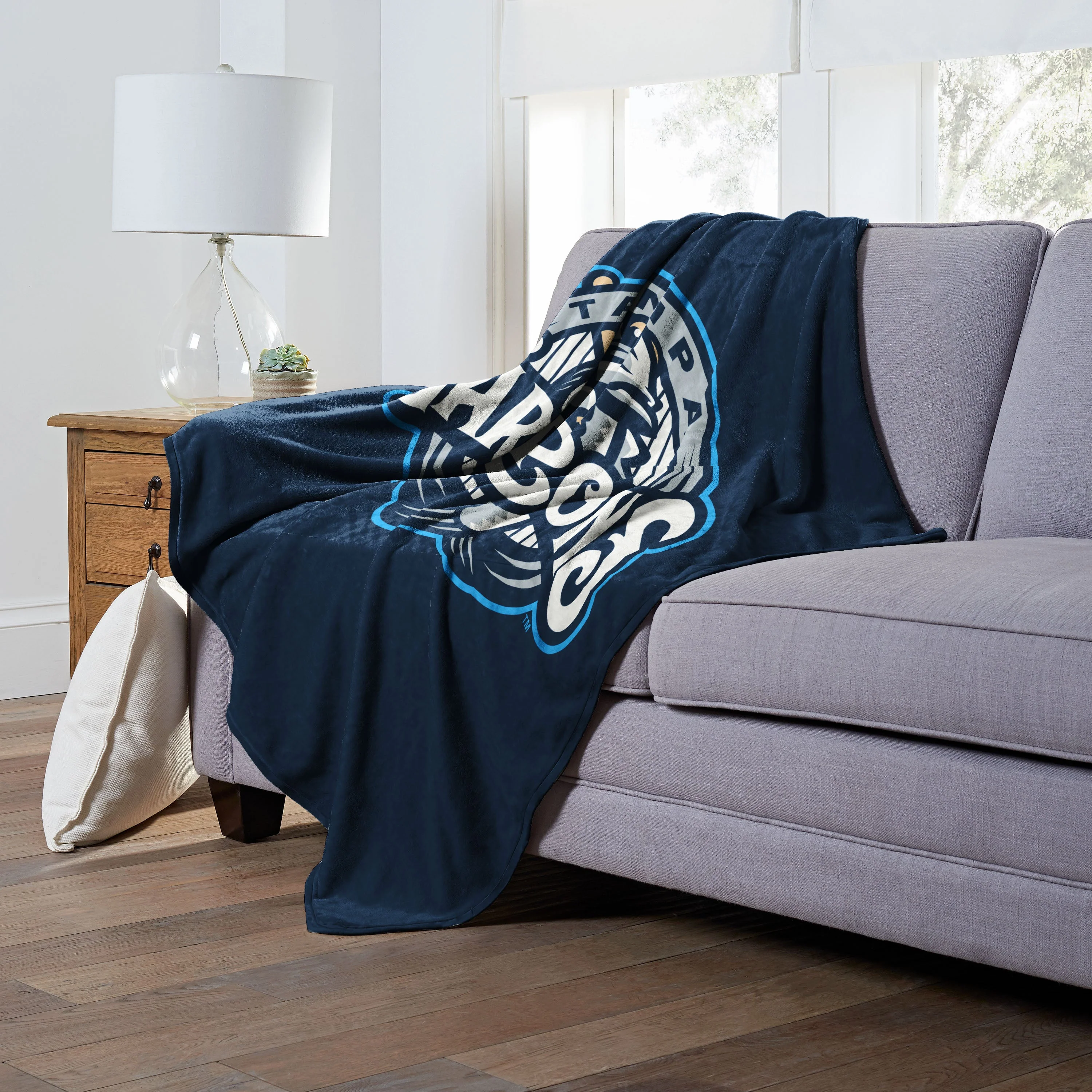 Tampa Tarpons Primary Logo Blanket - Image 3