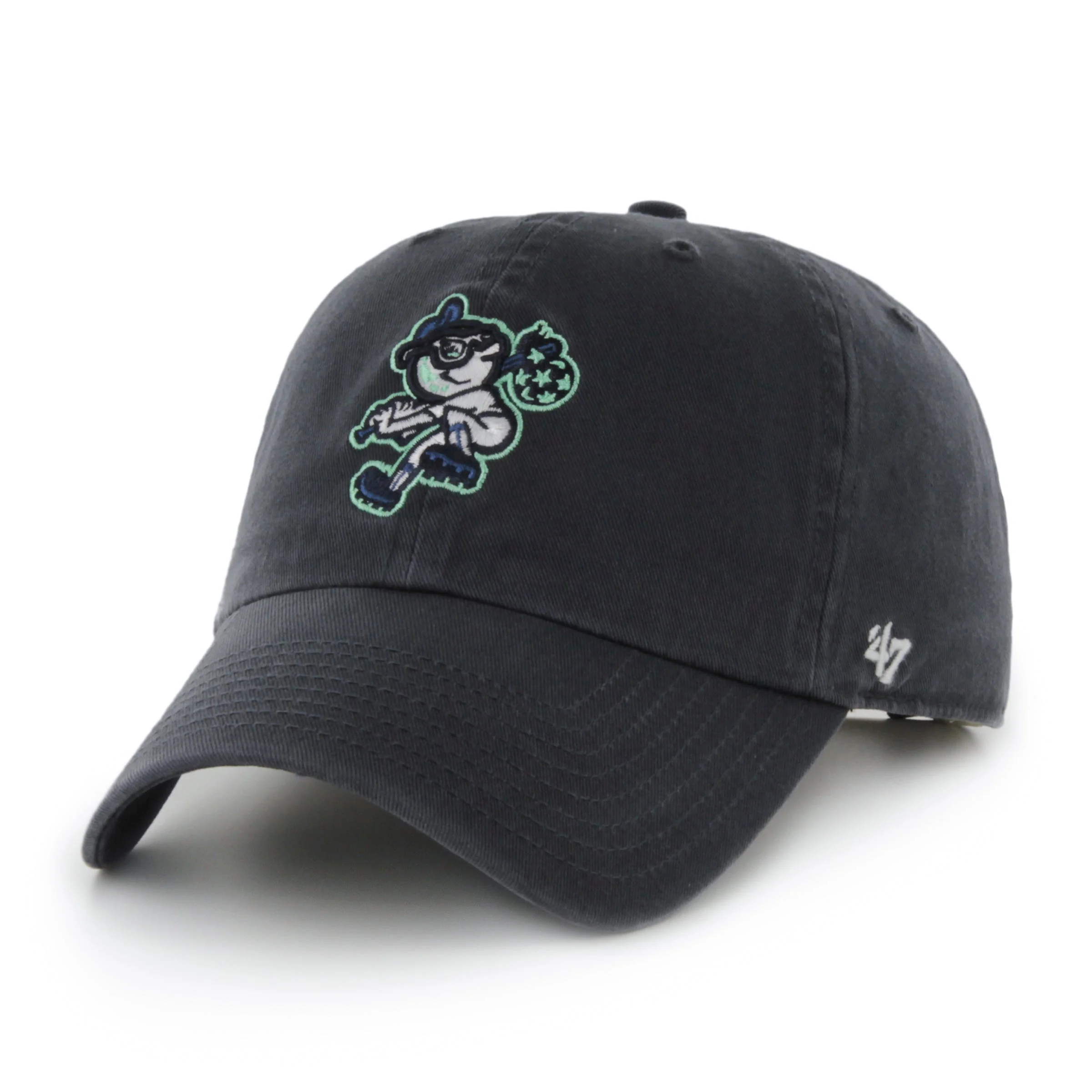 The Asheville Tourists '47 Navy Clean Up Full Body Moon Cap