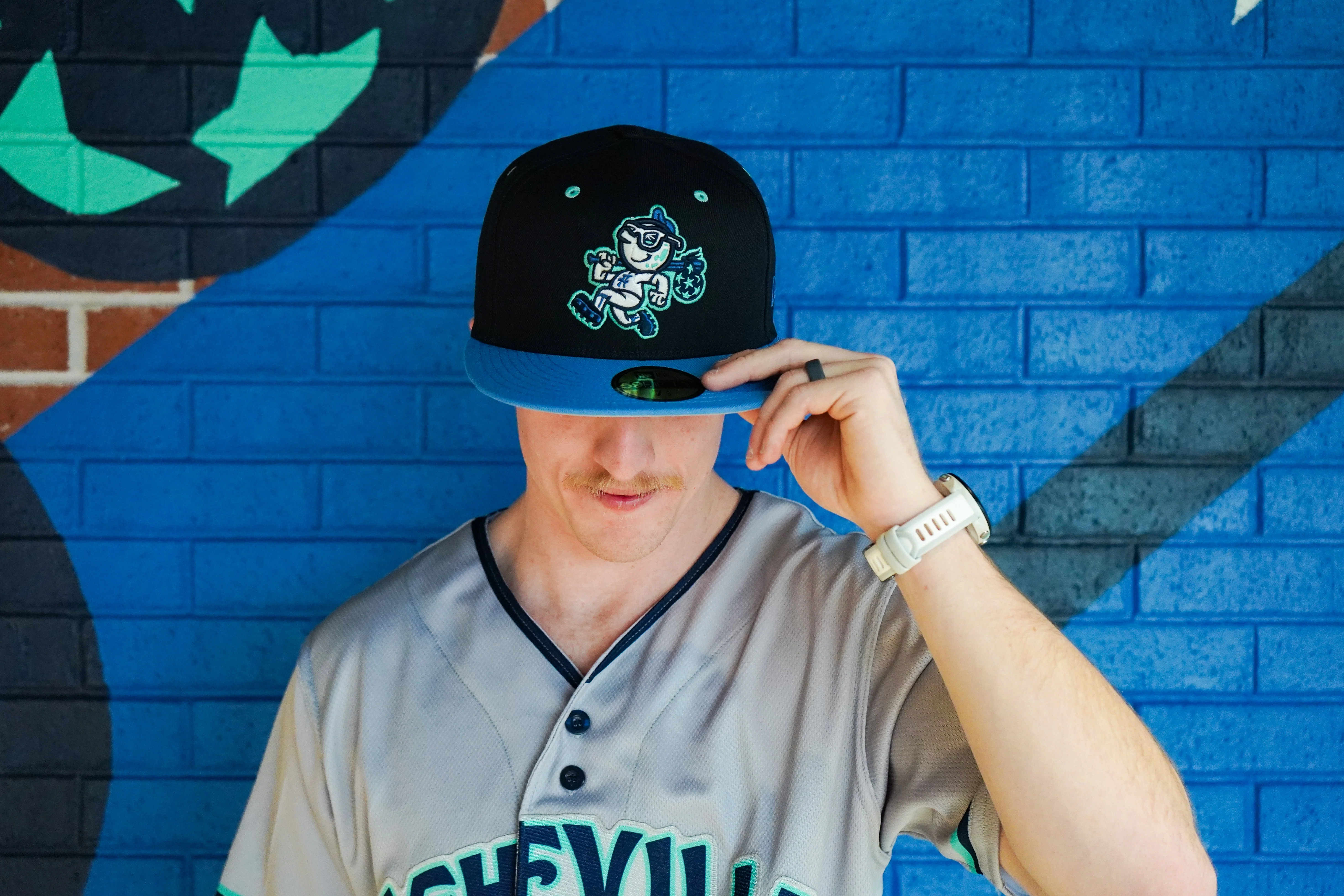 The Asheville Tourists New Era 59Fifty Road Cap - Image 8