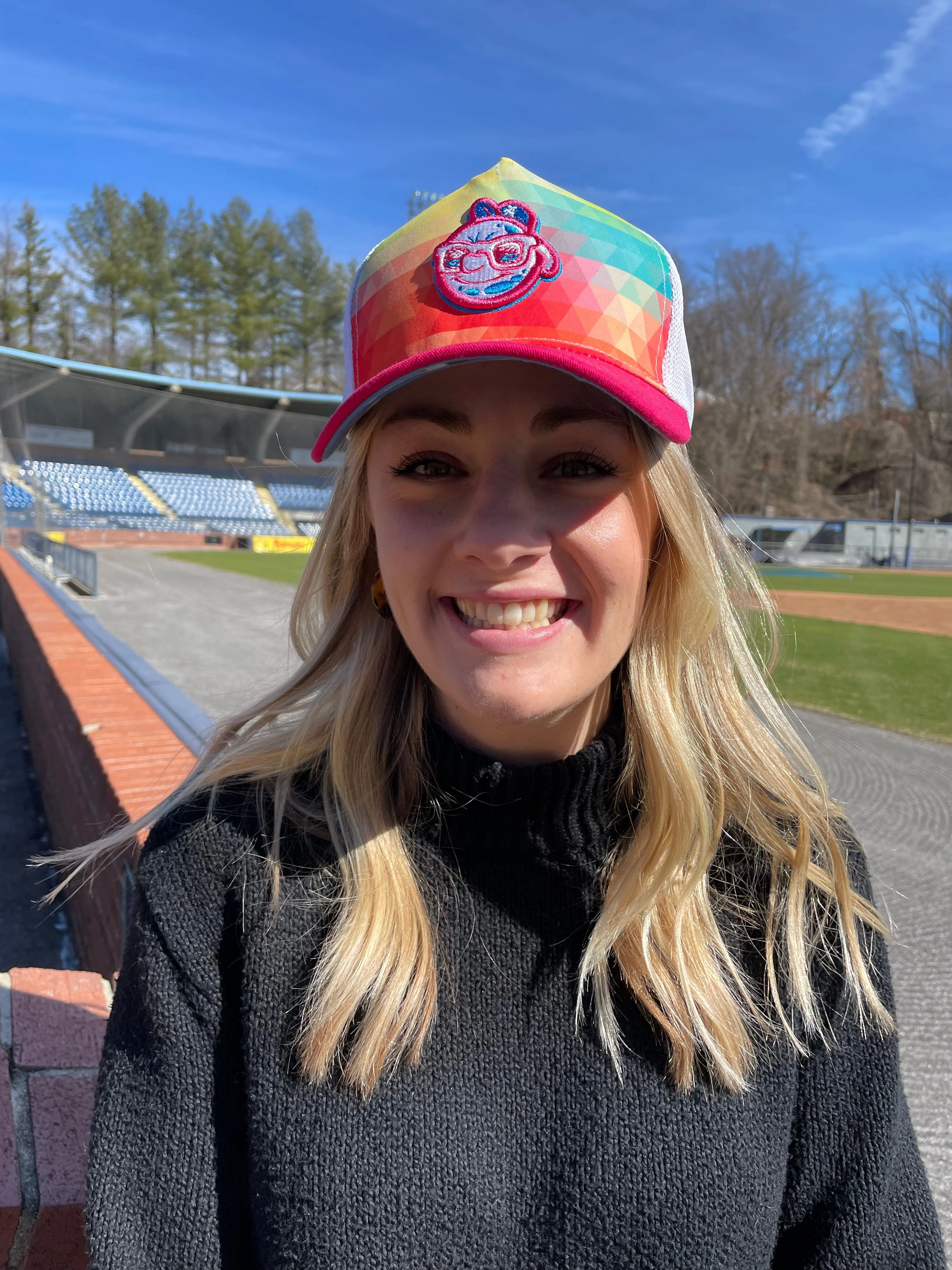 The Asheville Tourists Rainbow Adult Cap - Image 2