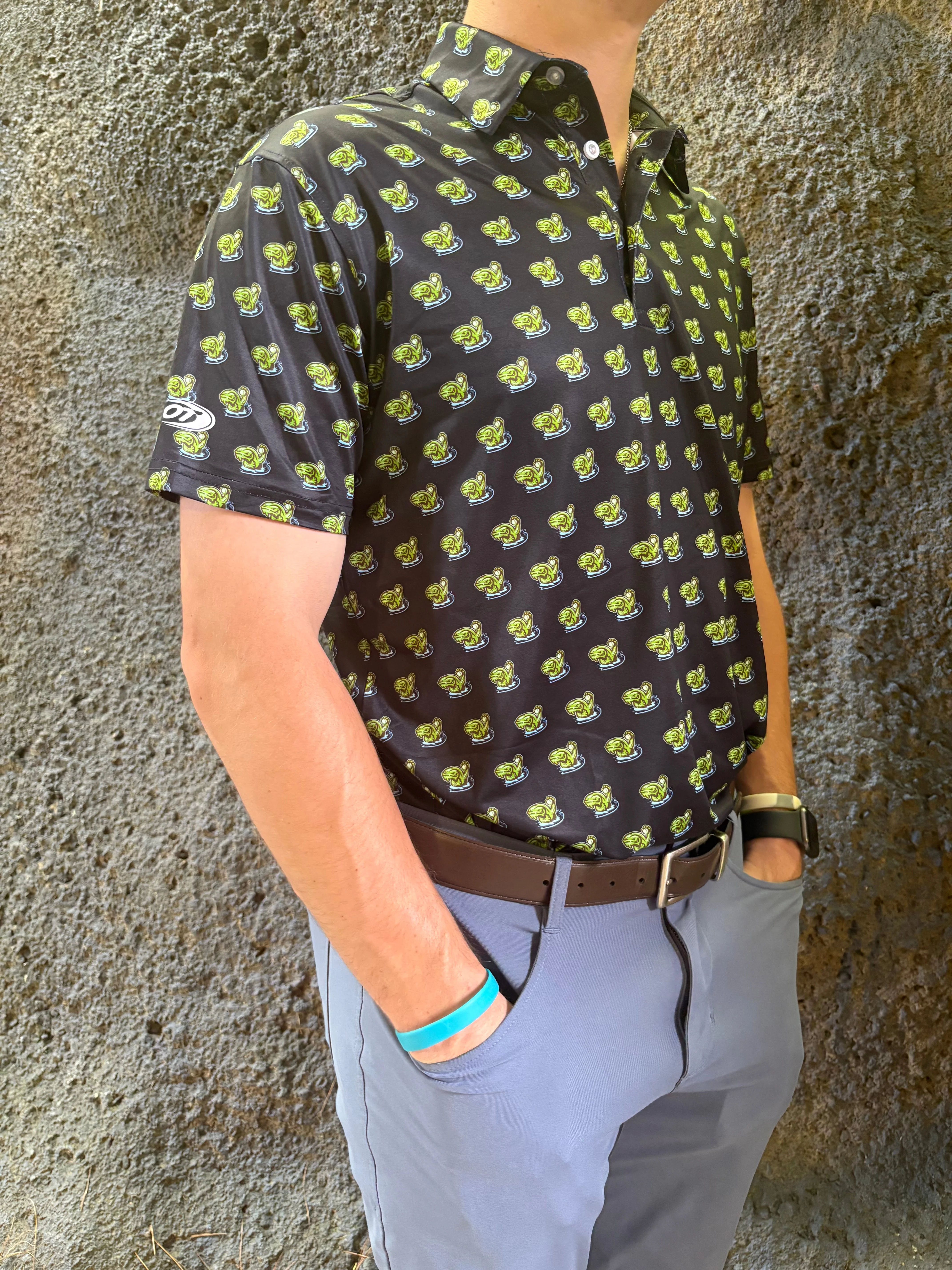 The Asheville Tourists Snot Otters Polo - Image 2