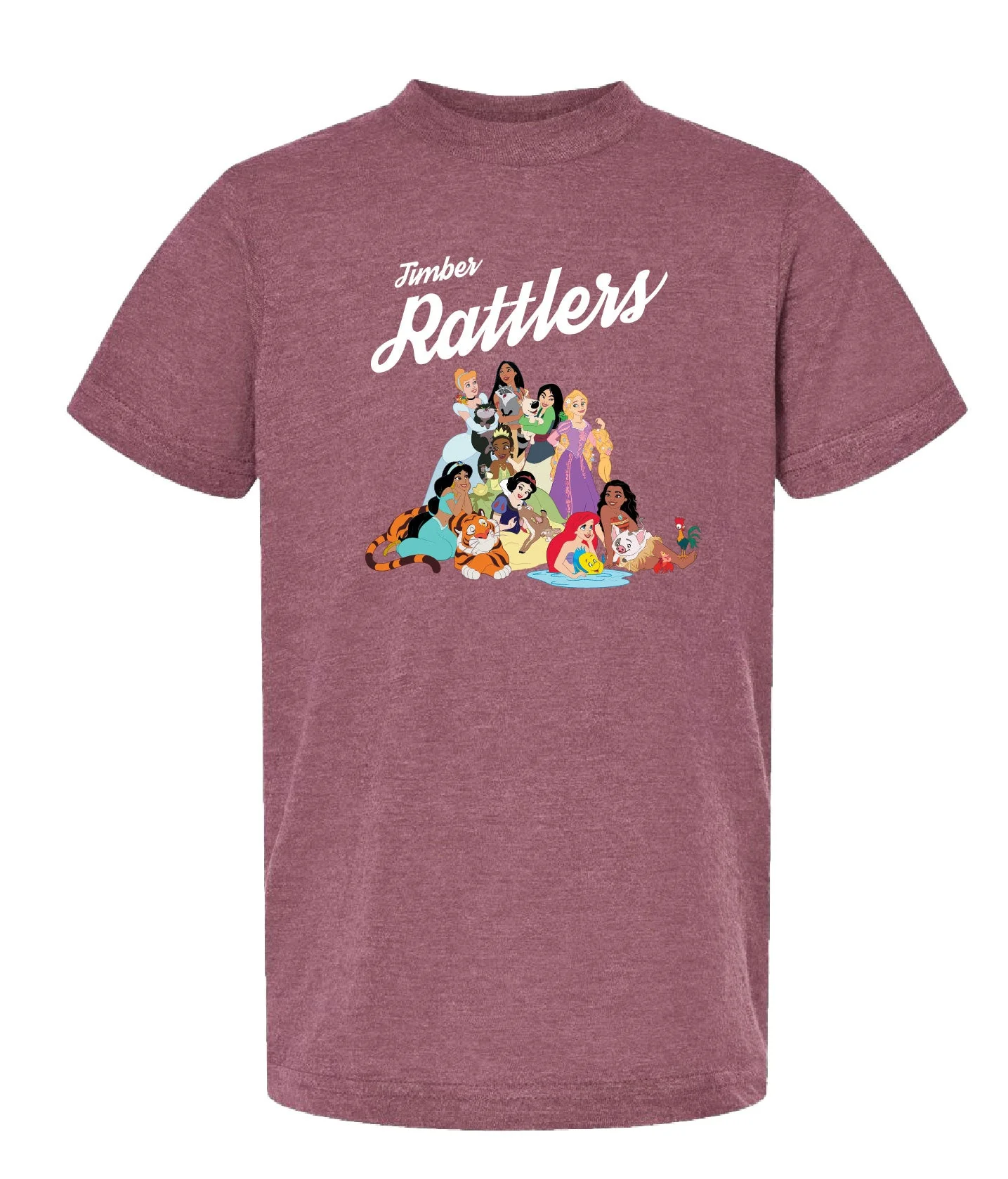 Timber Rattlers MAUVE OT Princess YOUTH Tee