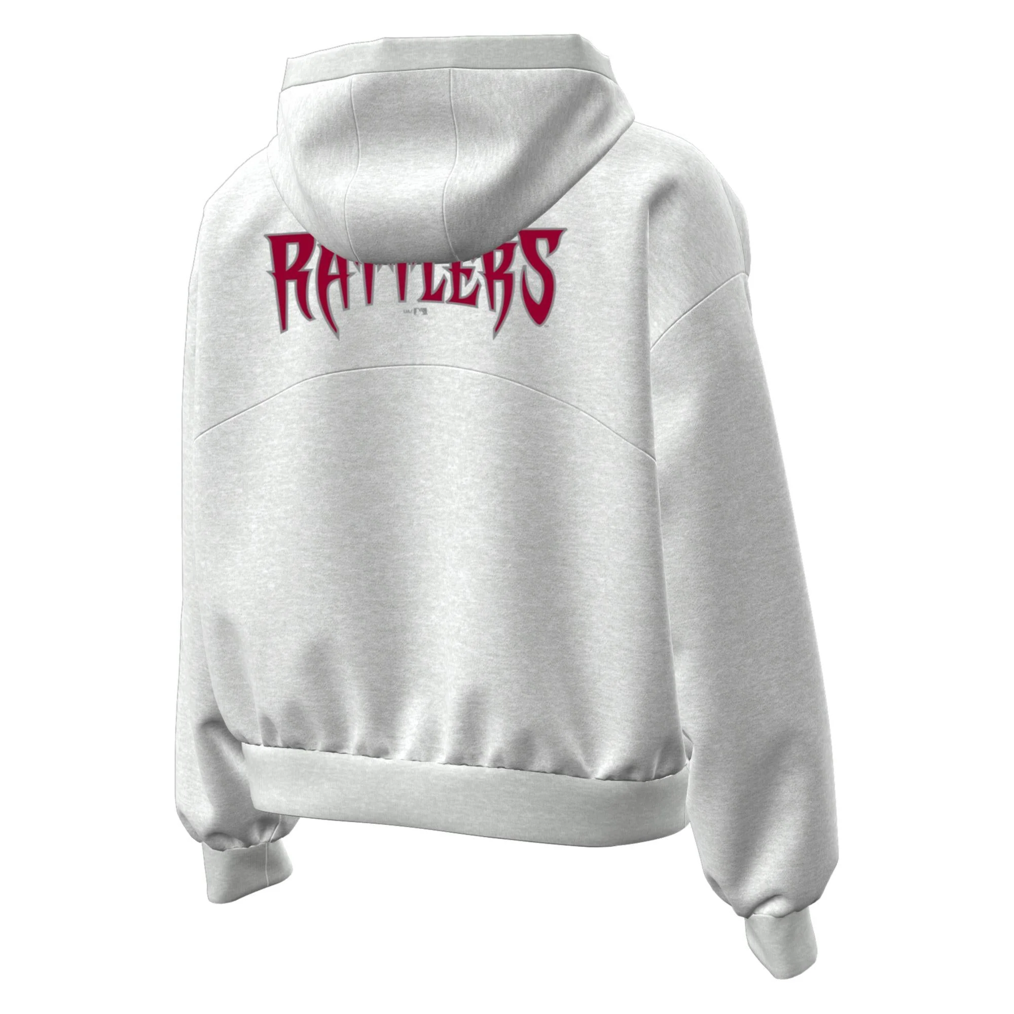Timber Rattlers Womens Under Armour Icon Fleece 1/2 Zip hood - Image 2