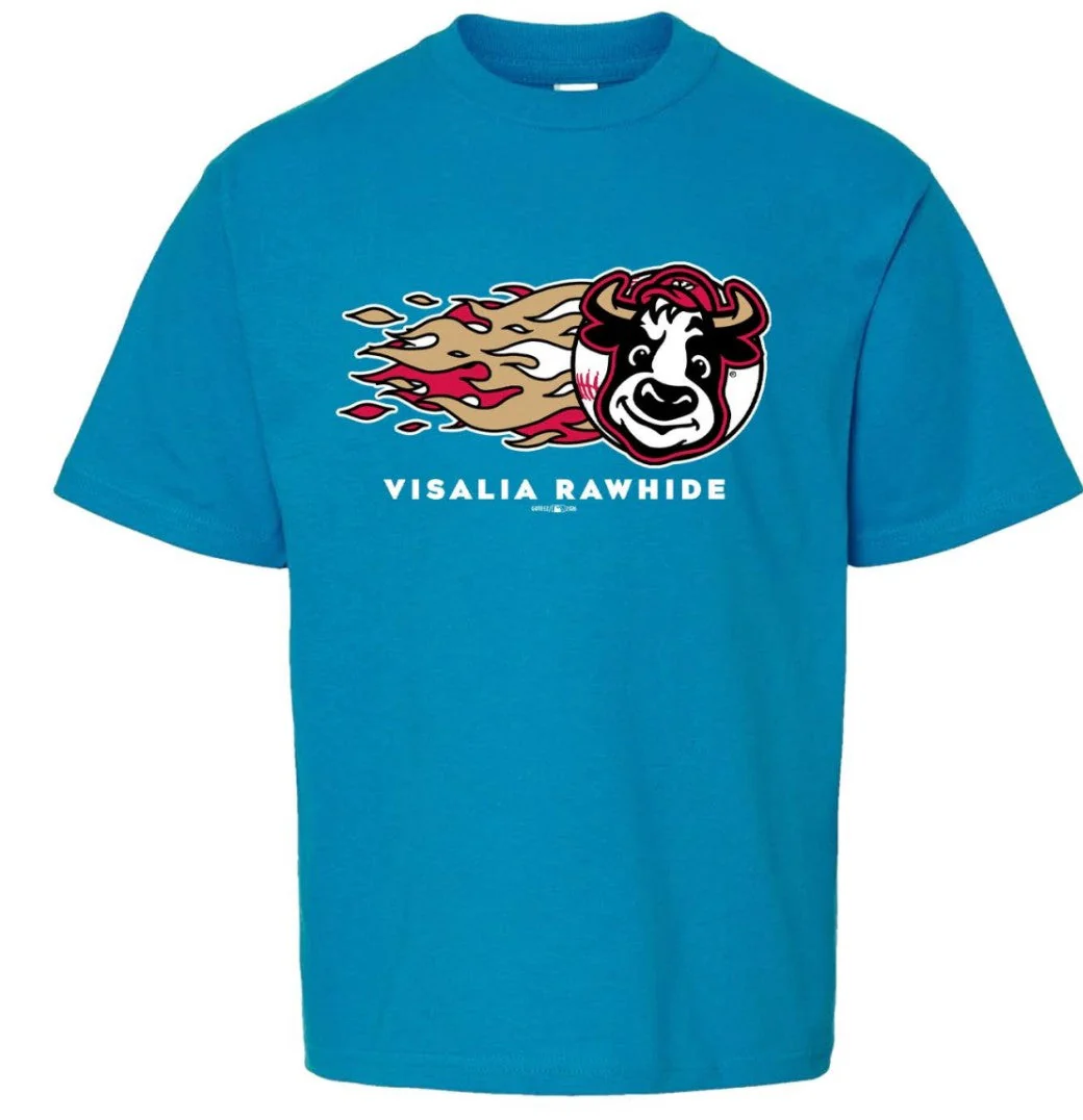 Tipper Flaming Baseball Youth Tee