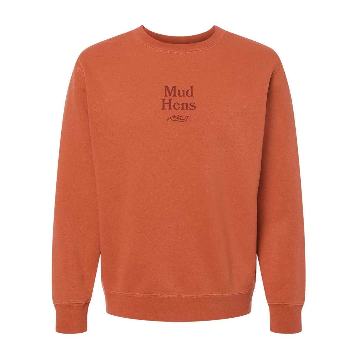 Toledo Mud Hens Amber Feather Embroidered Crewneck Sweatshirt