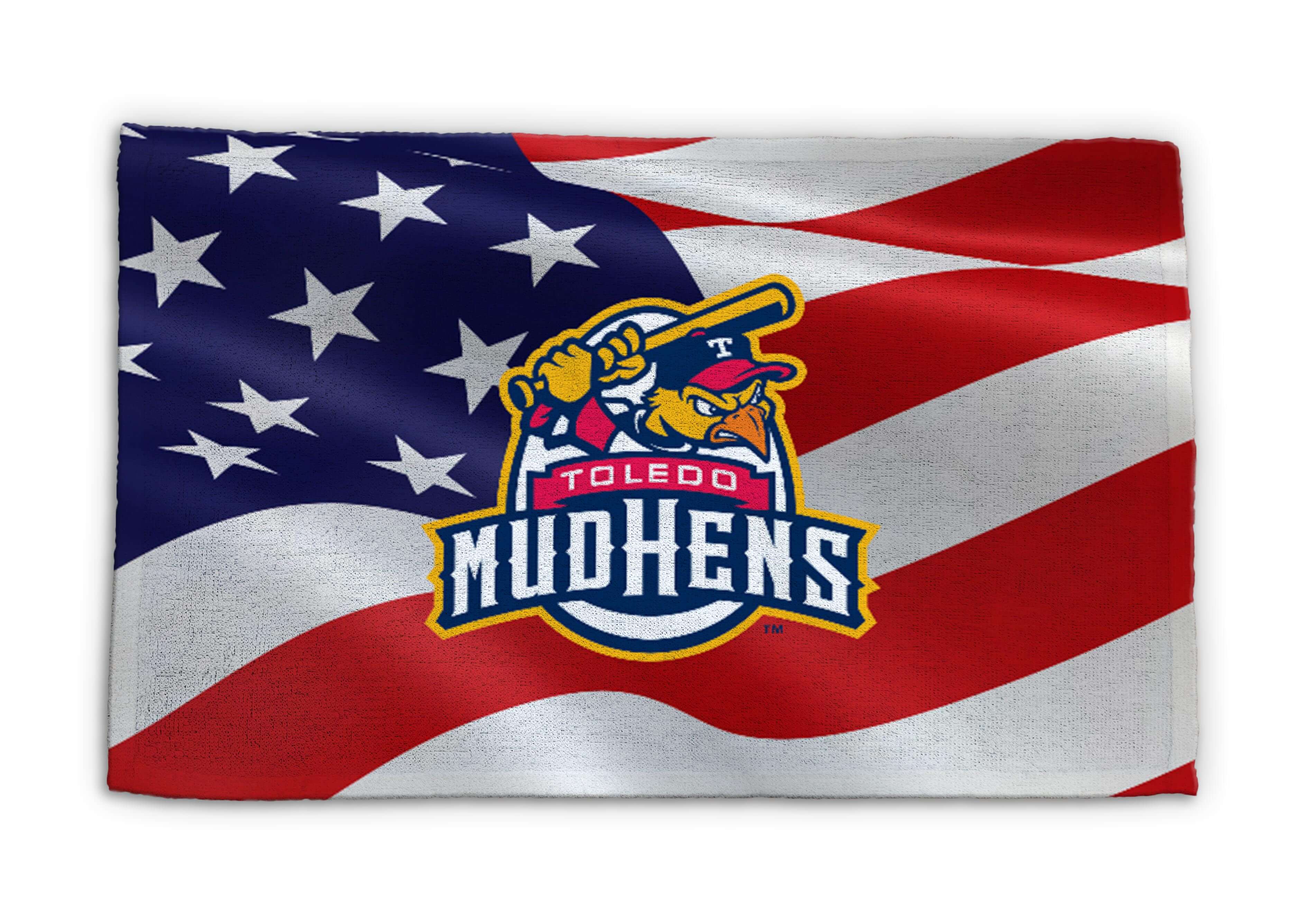 Toledo Mud Hens American Flag Rally Towel