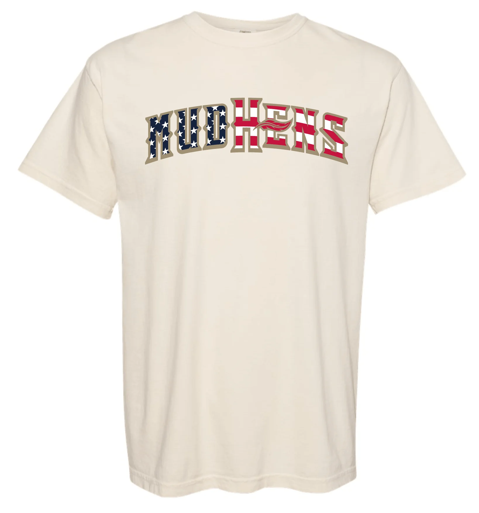 Toledo Mud Hens Americana Wordmark Comfort Colors T
