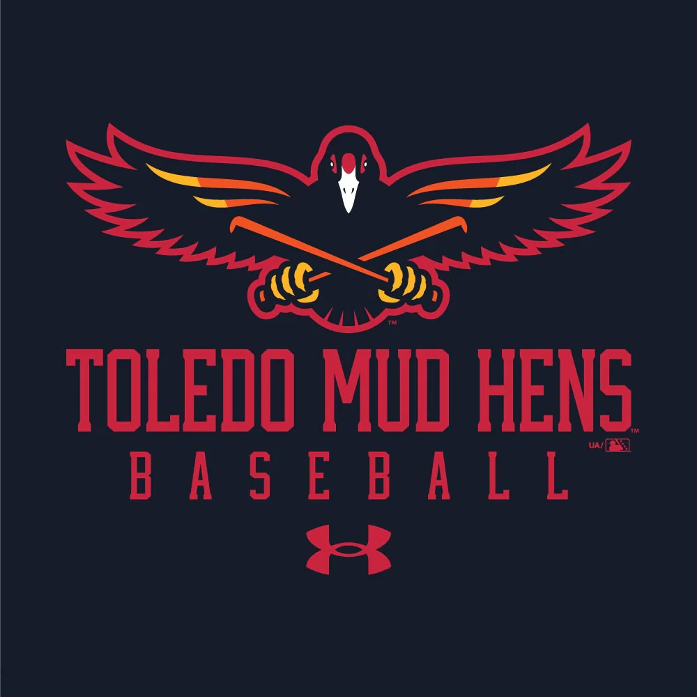 Toledo Mud Hens Corbin UA Fleece Hood - Image 2