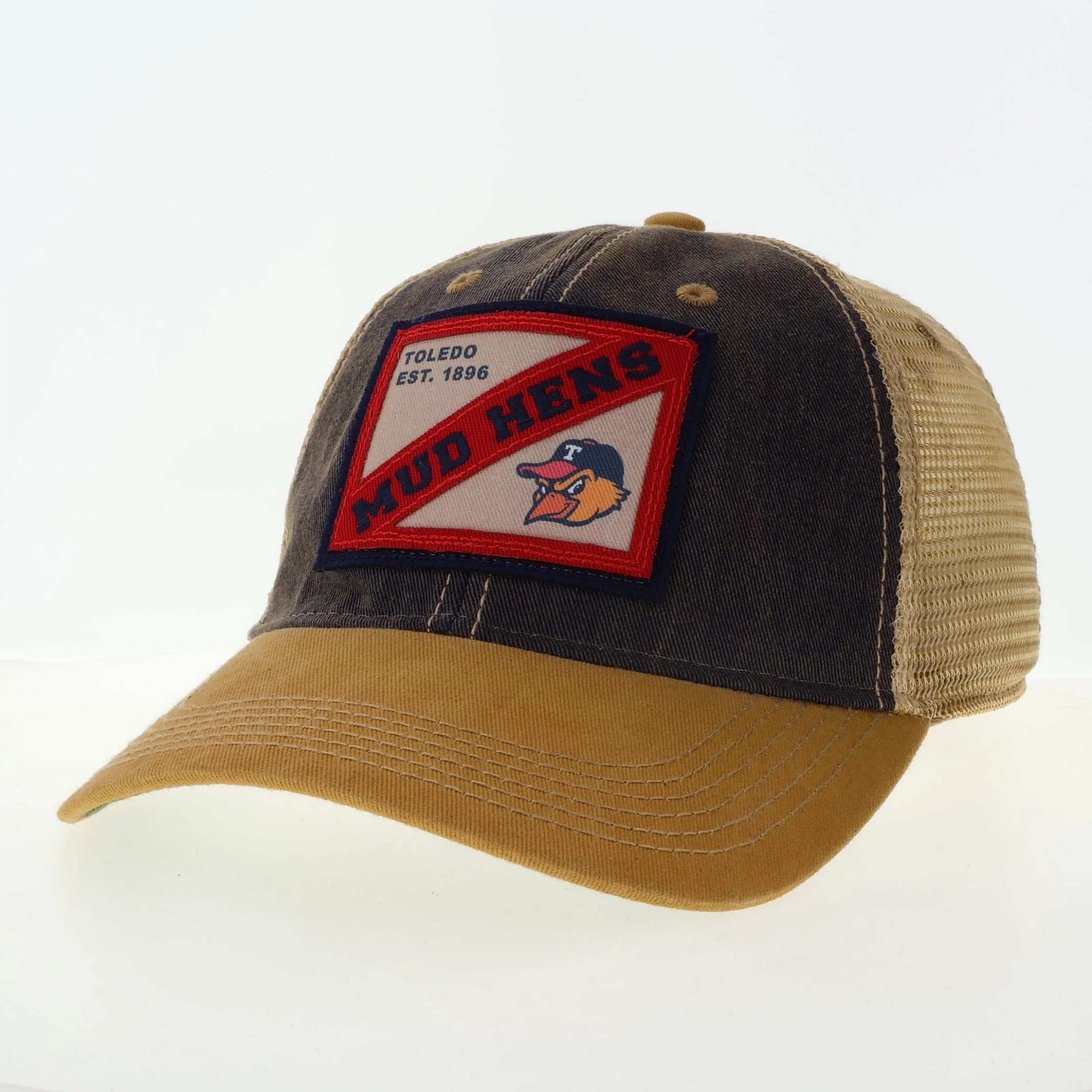 Toledo Mud Hens Grunge Trucker Cap