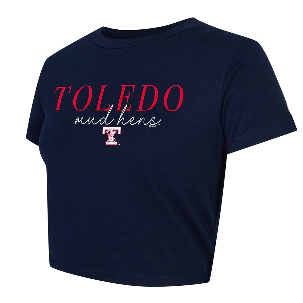 Toledo Mud Hens Ladies Copeland Cropped Lounge Shirt