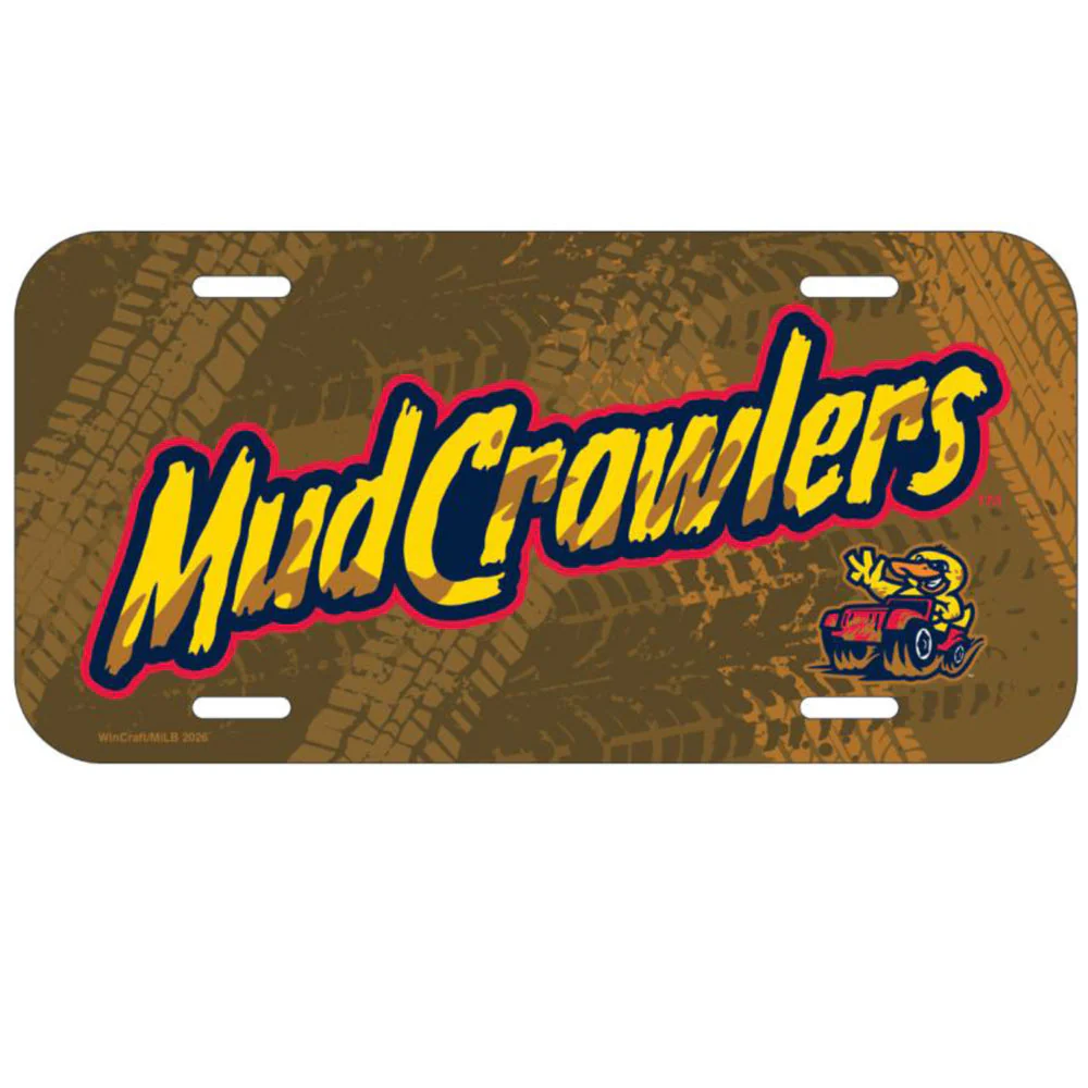 Toledo Mud Hens Mud Crawlers Acrylic License Plate