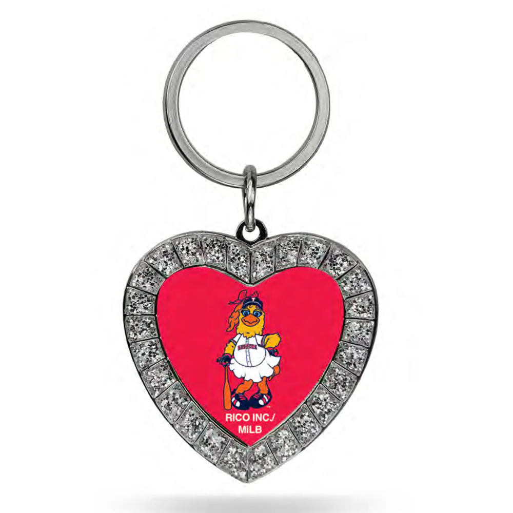 Toledo Mud Hens Muddonna Rhinestone Keychain