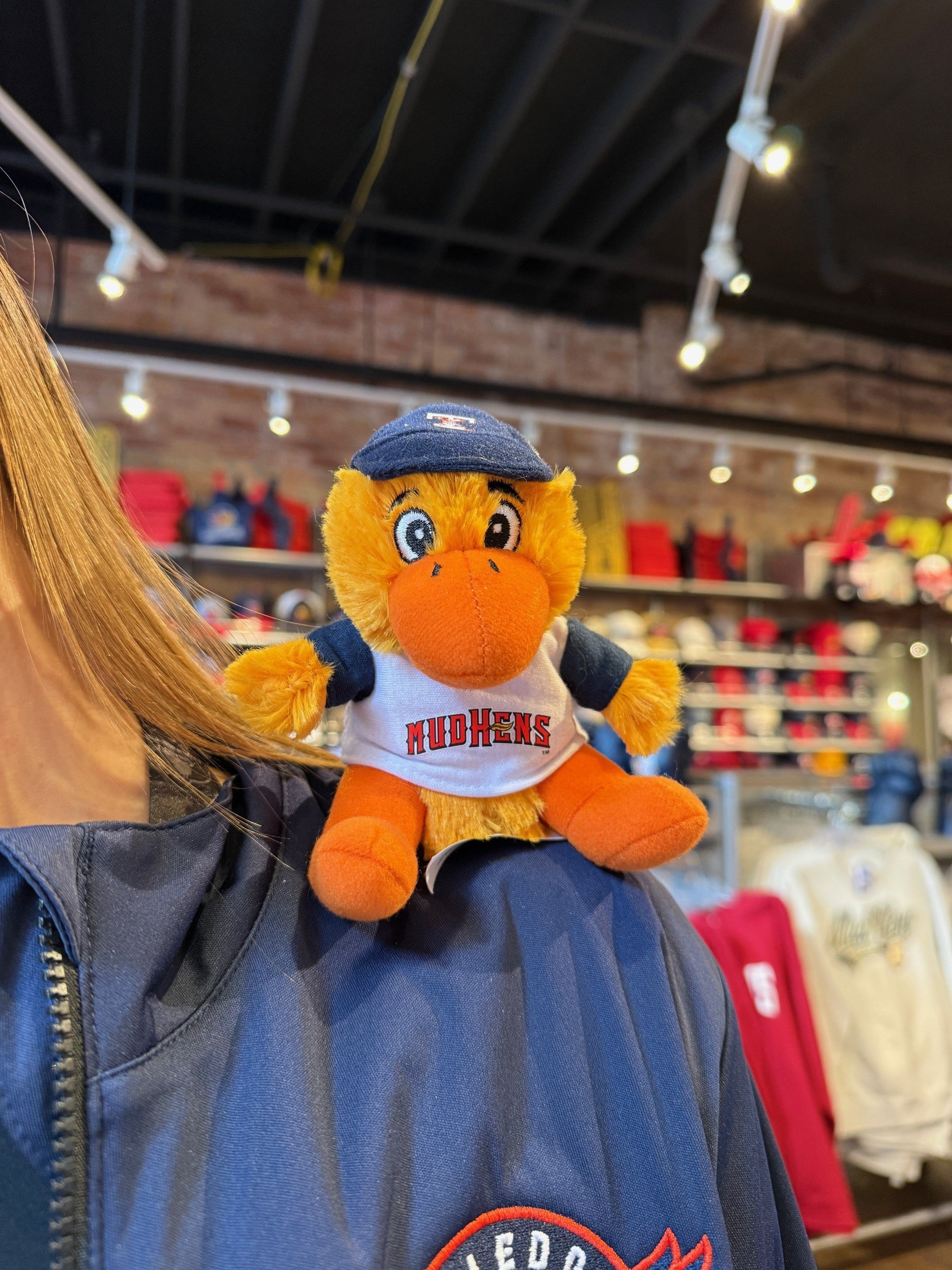 Toledo Mud Hens Muddy Shoulder Pal Plush Doll - Image 2
