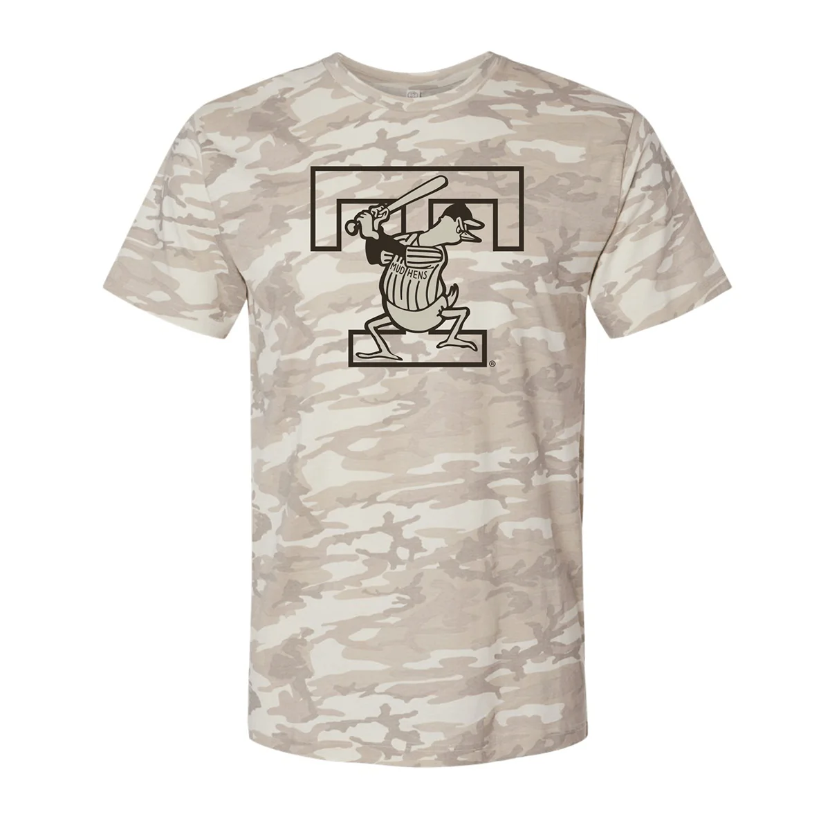 Toledo Mud Hens T-Logo Sand Camo T