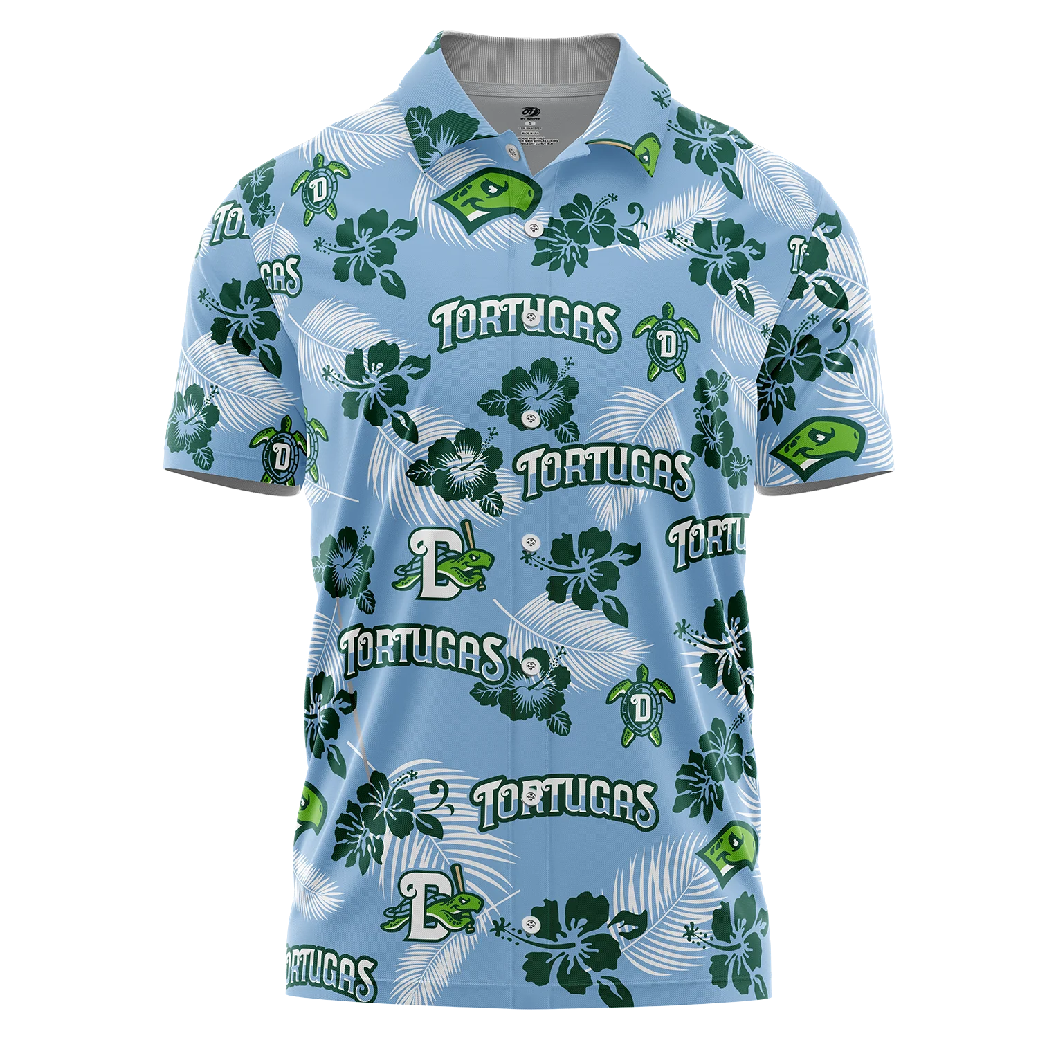 TORTUGAS BLUE HAWAIIAN SHIRT