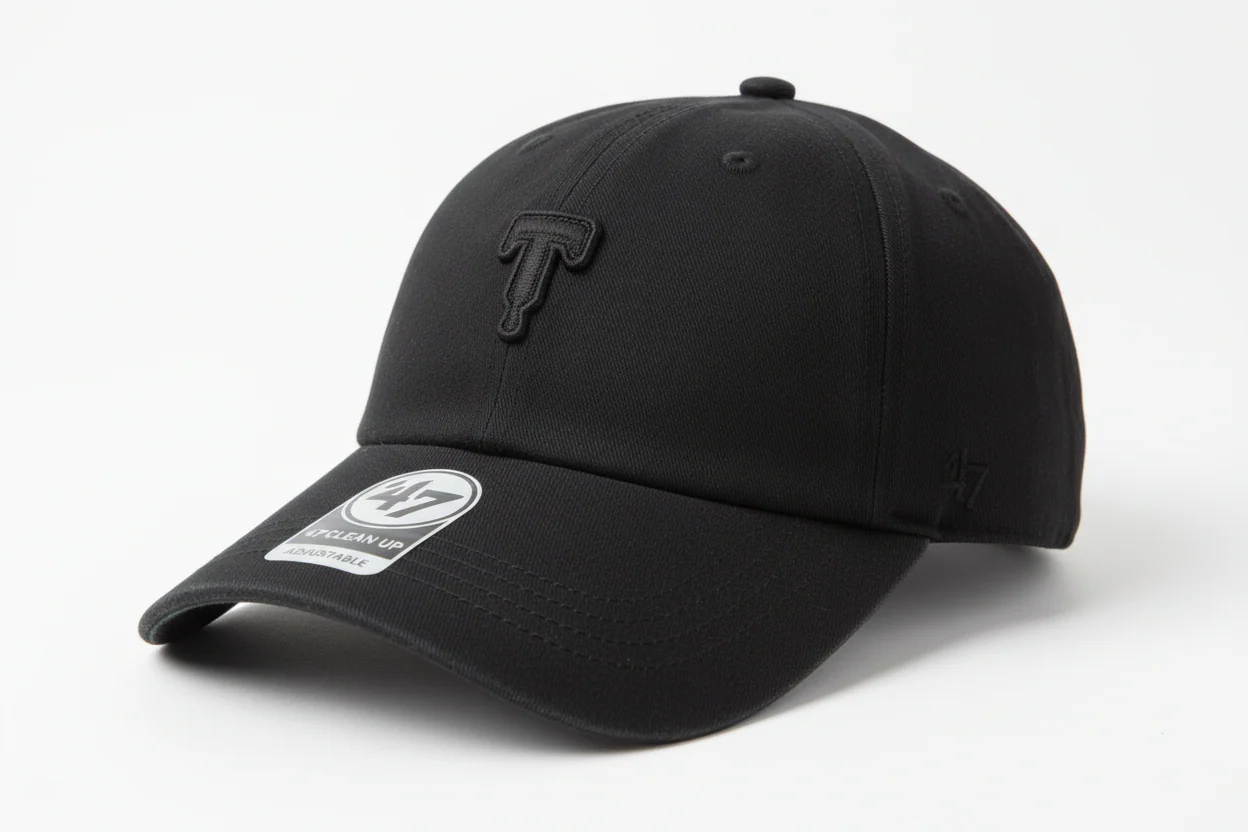 Tulsa Drillers '47 Contemporary TT Clean Up Black Adjustable Cap
