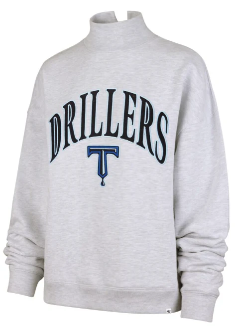 Tulsa Drillers Ladies '47 Mock Neck Pullover