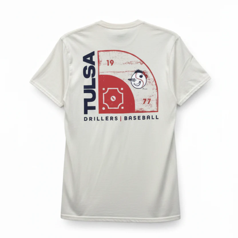 Tulsa Drillers Men's Ouray Cream T Shirt