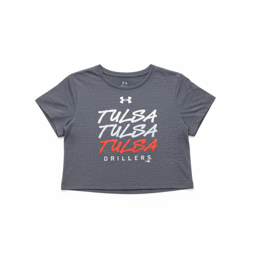 Tulsa Drillers Under Armour Girls Breezy Navy T Shirt