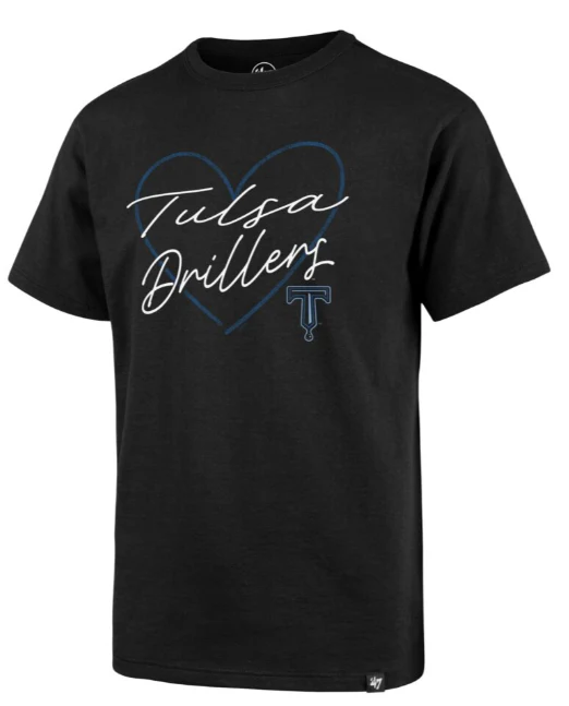 Tulsa Drillers Youth '47 Lovestruck T Shirt