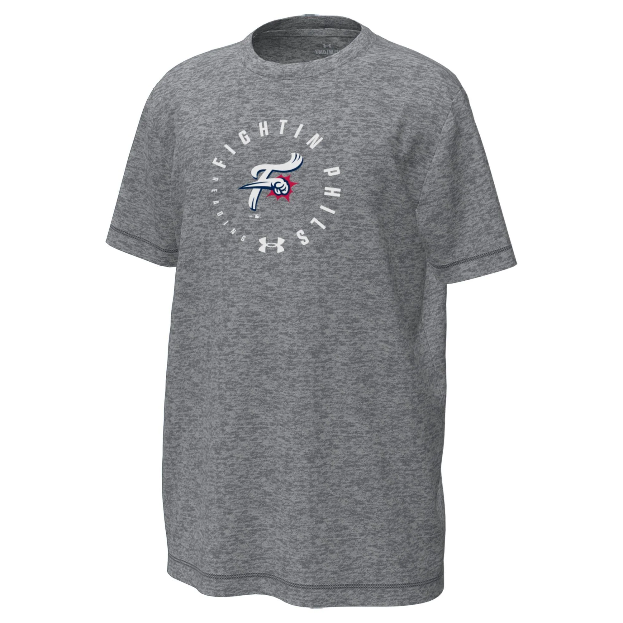 Under Armour Fightin Phils Youth Grey Tech Tee